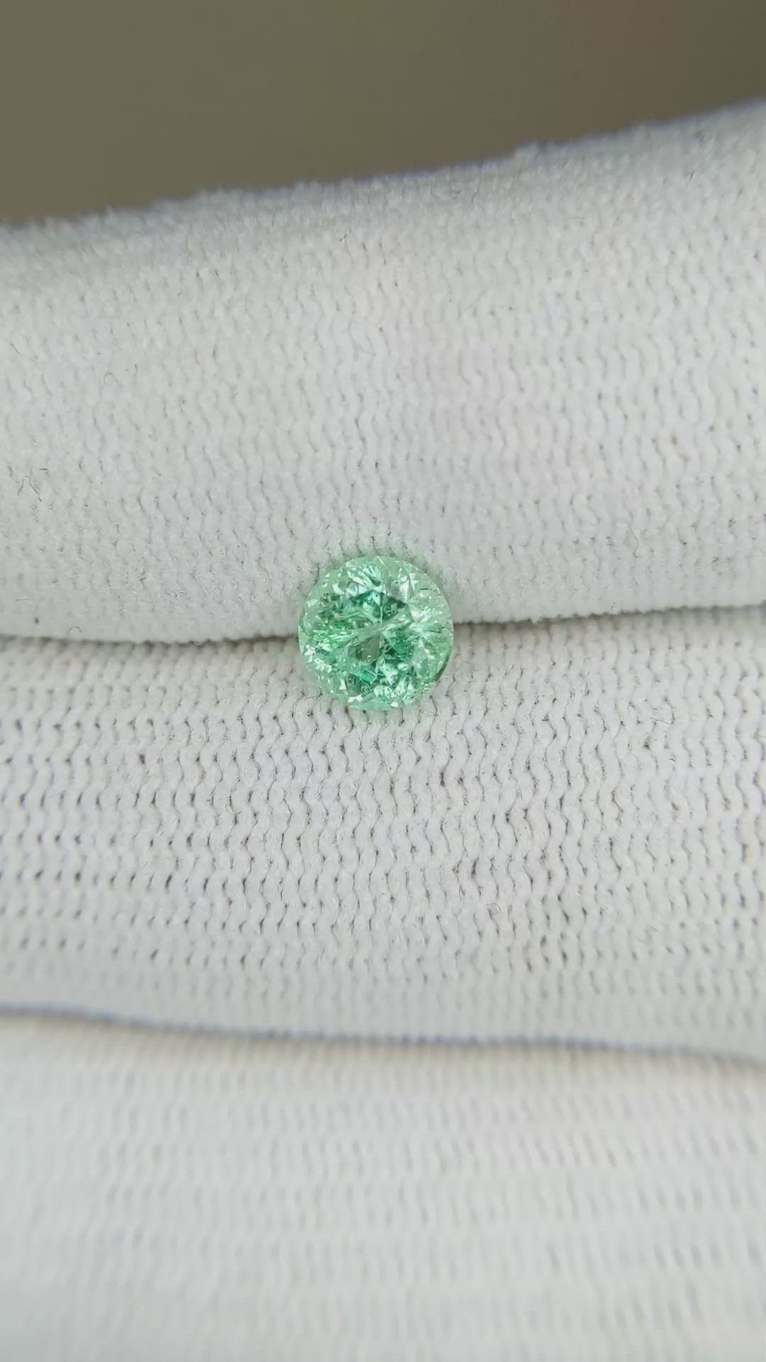 0.84 Ct. Emerald from Russia Size Video