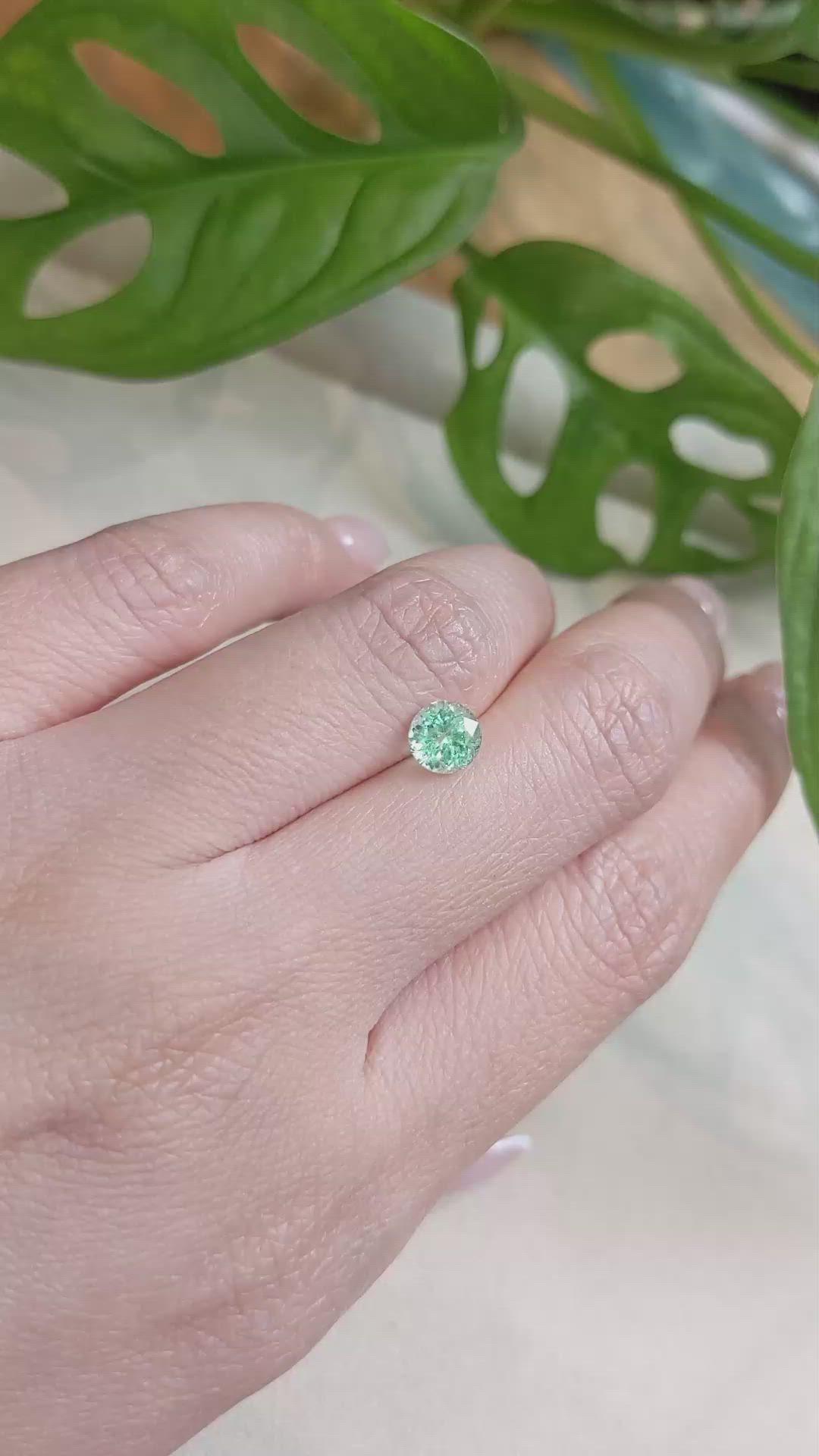 0.84 Ct. Emerald from Russia Size Video