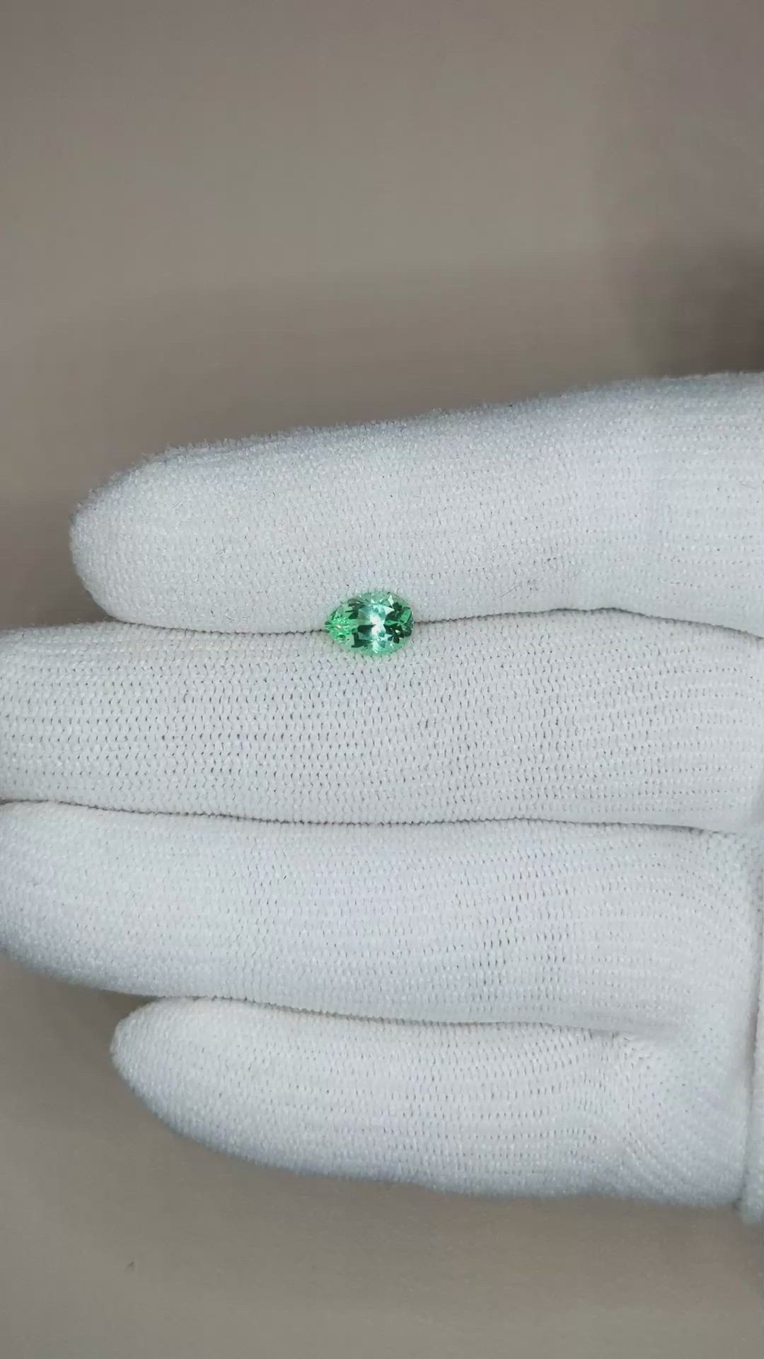 0.83 Ct. Emerald from Russia Size Video