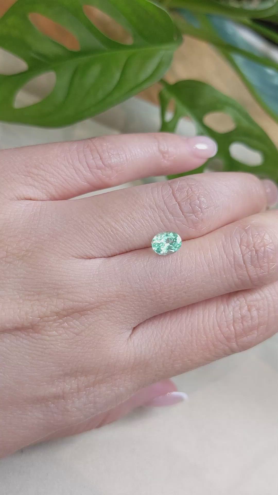0.81 Ct. Emerald from Russia Size Video