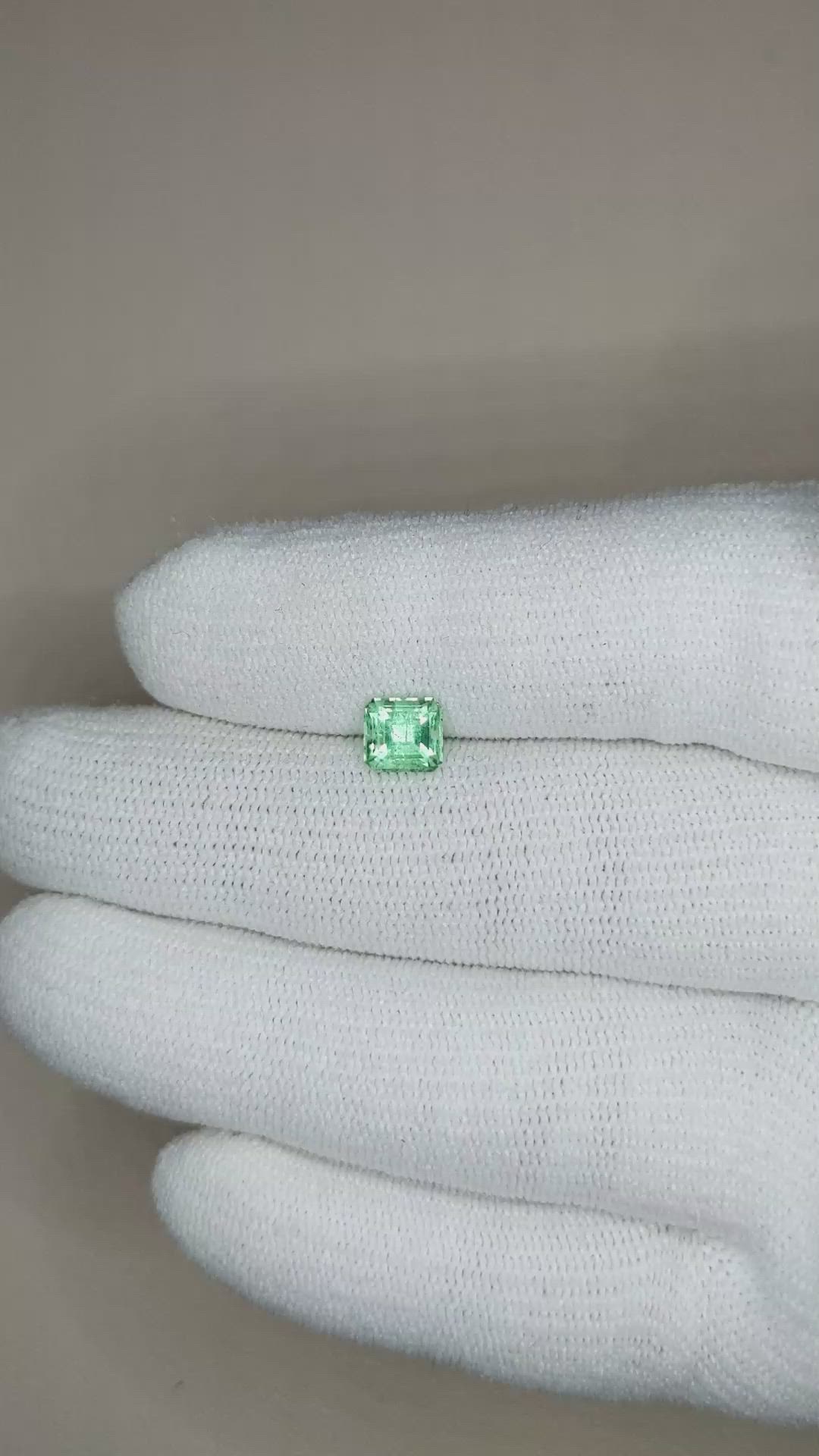 0.92 Ct. Emerald from Russia Size Video