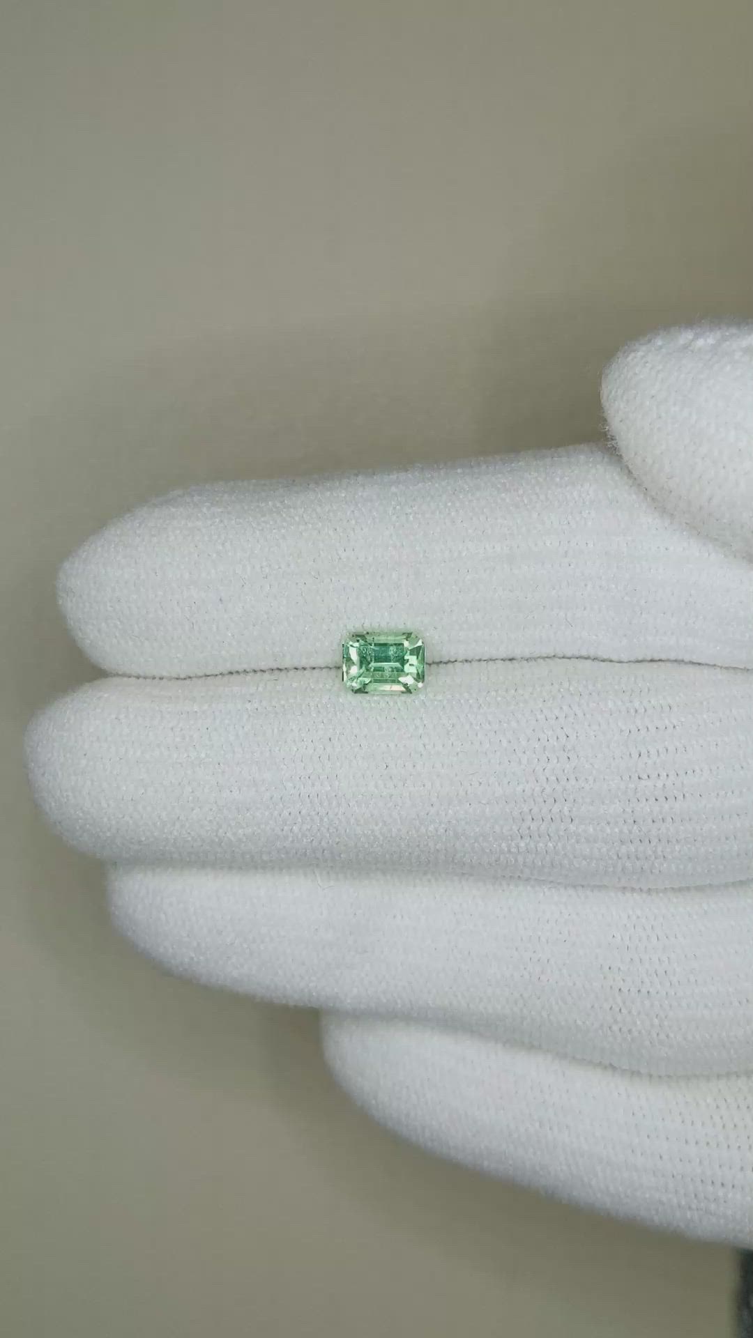 0.75 Ct. Emerald from Russia Size Video
