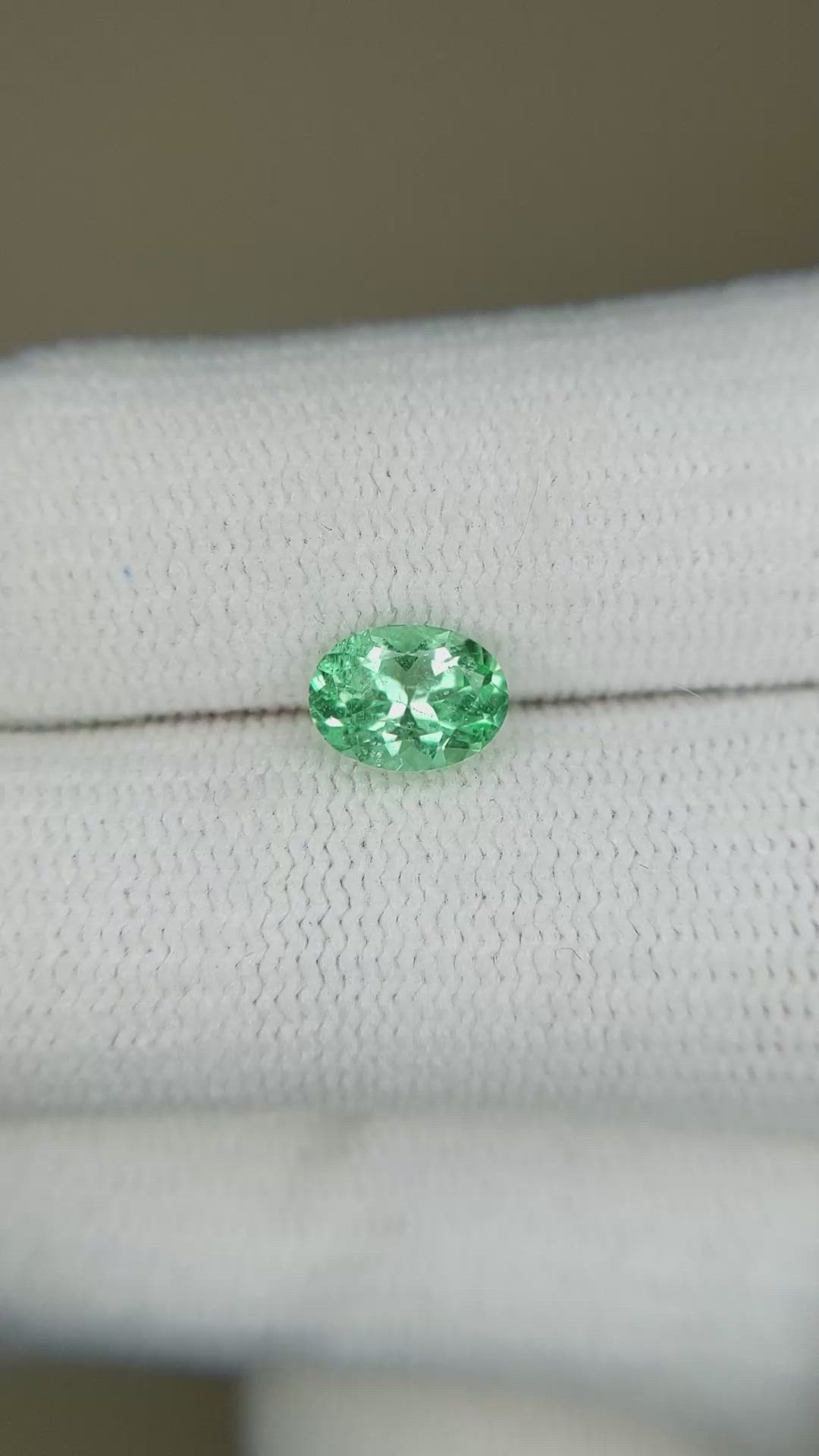 0.79 Ct. Emerald from Russia Size Video