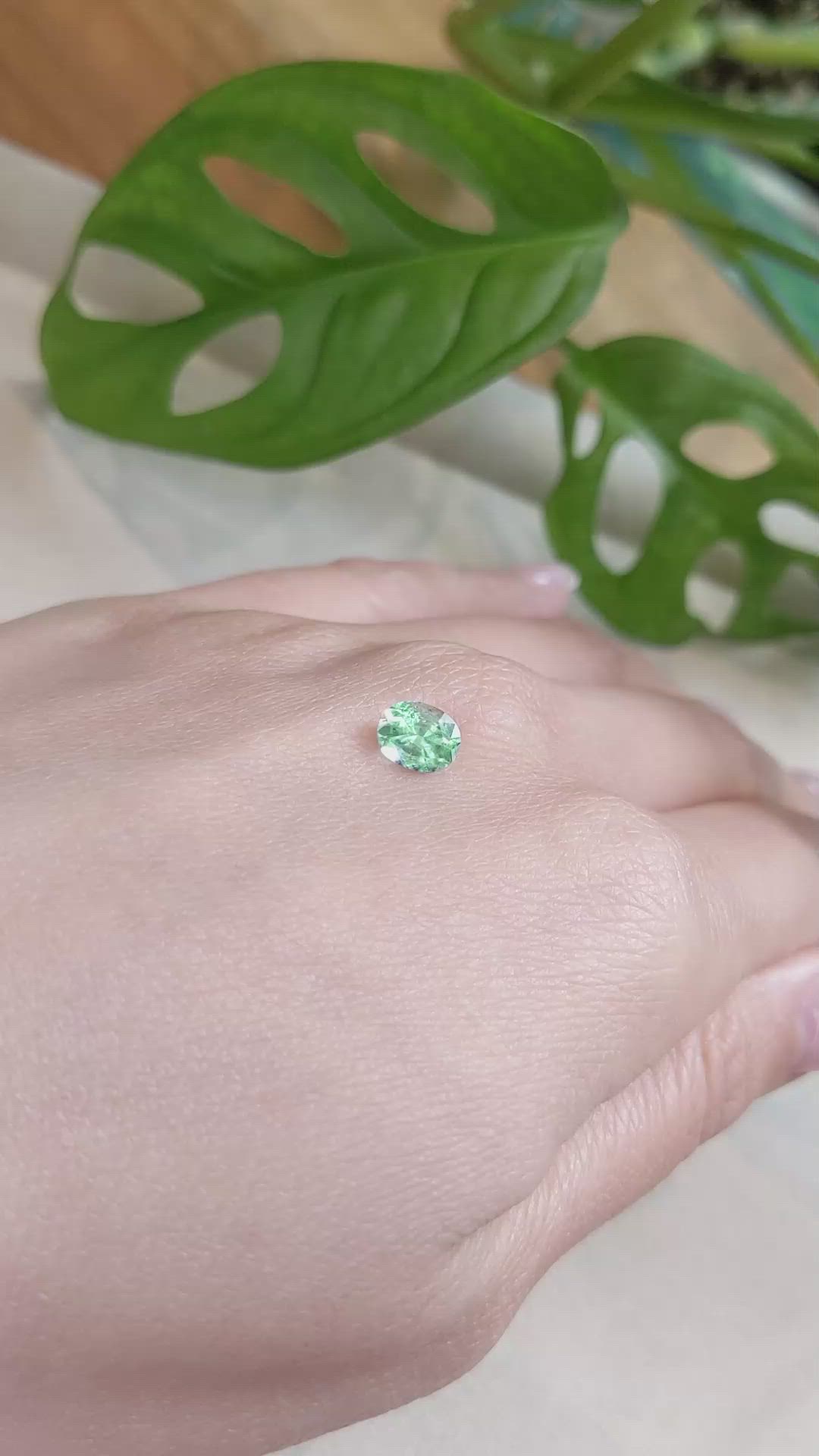 0.80 Ct. Emerald from Russia Size Video