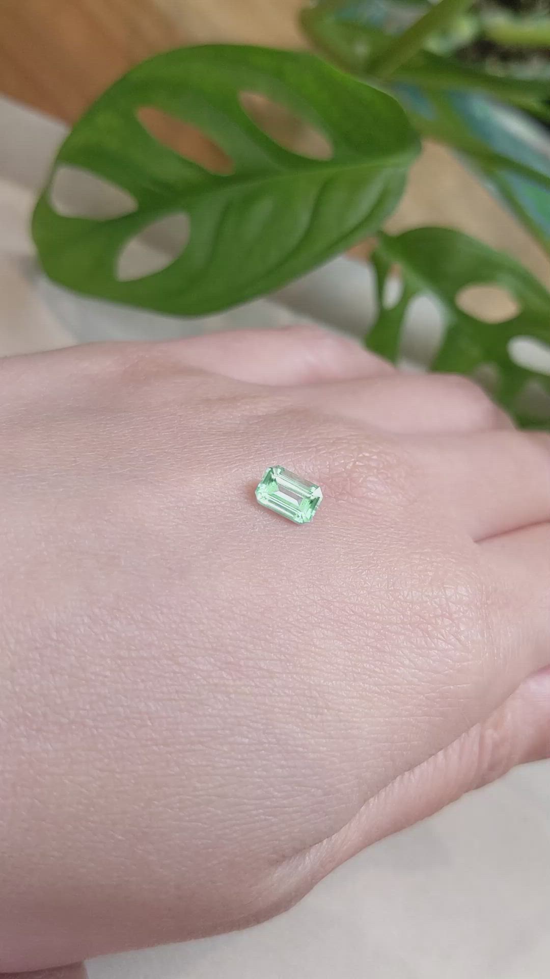 0.82 Ct. Emerald from Russia Size Video