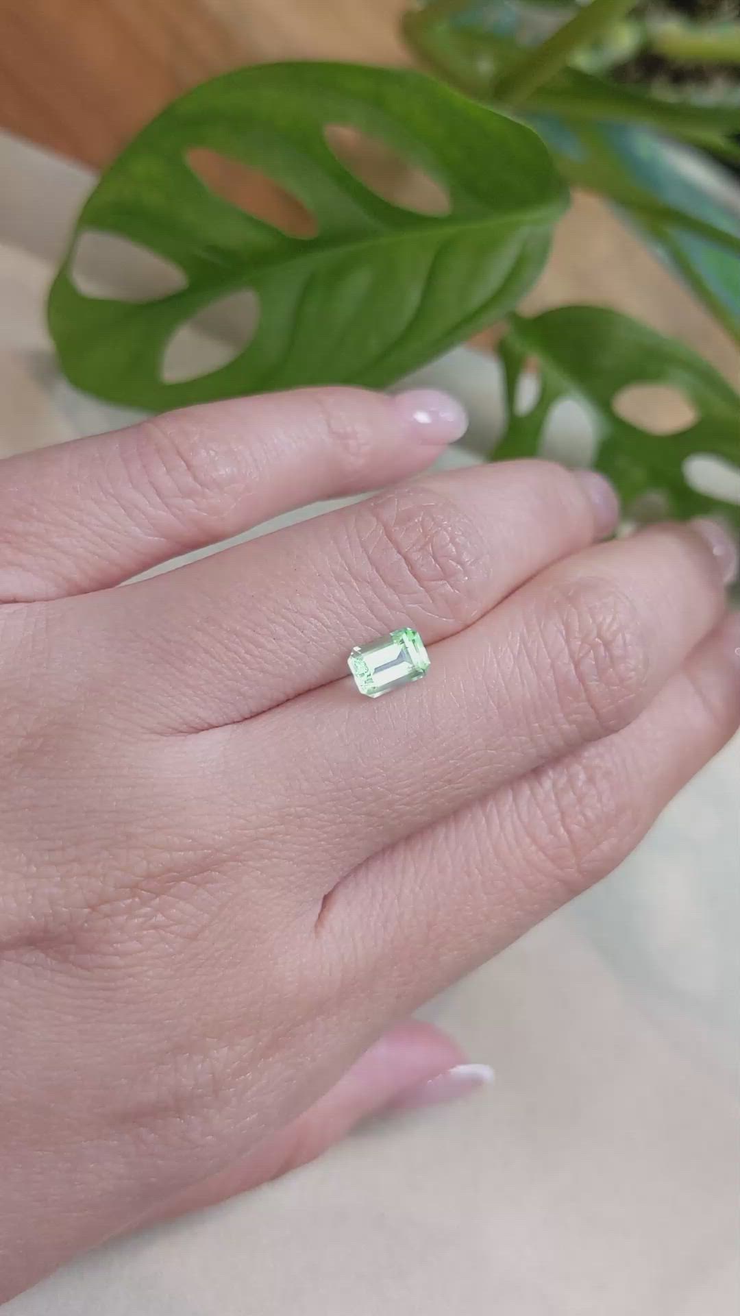0.82 Ct. Emerald from Russia Size Video