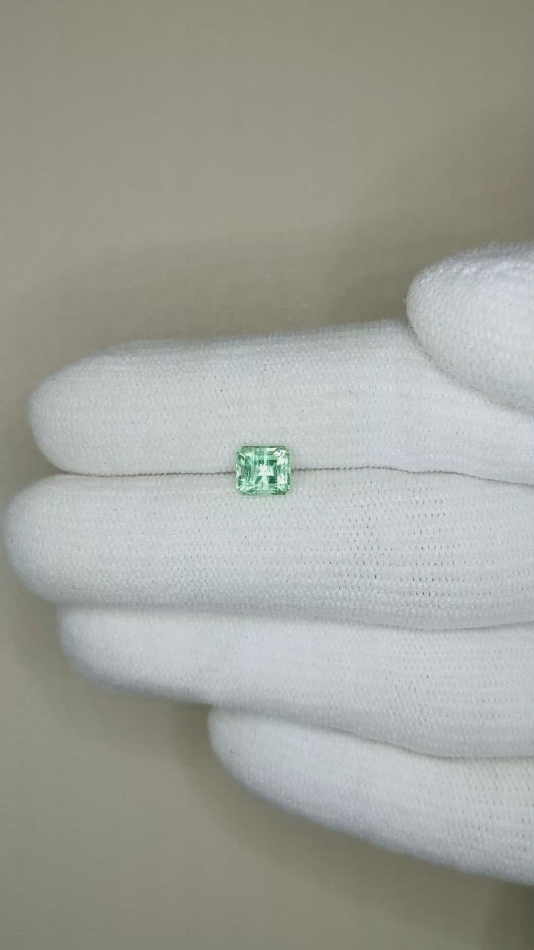 0.77 Ct. Emerald from Russia Size Video