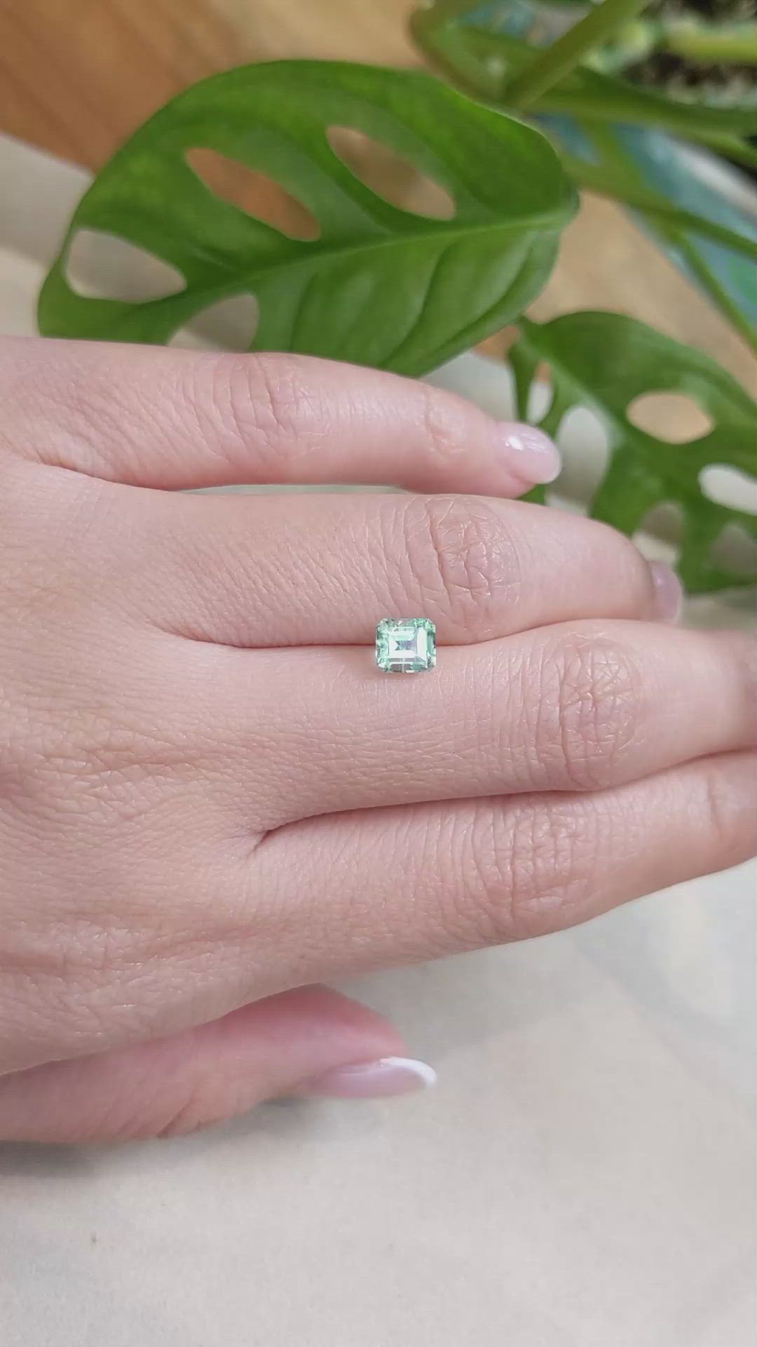 0.77 Ct. Emerald from Russia Size Video
