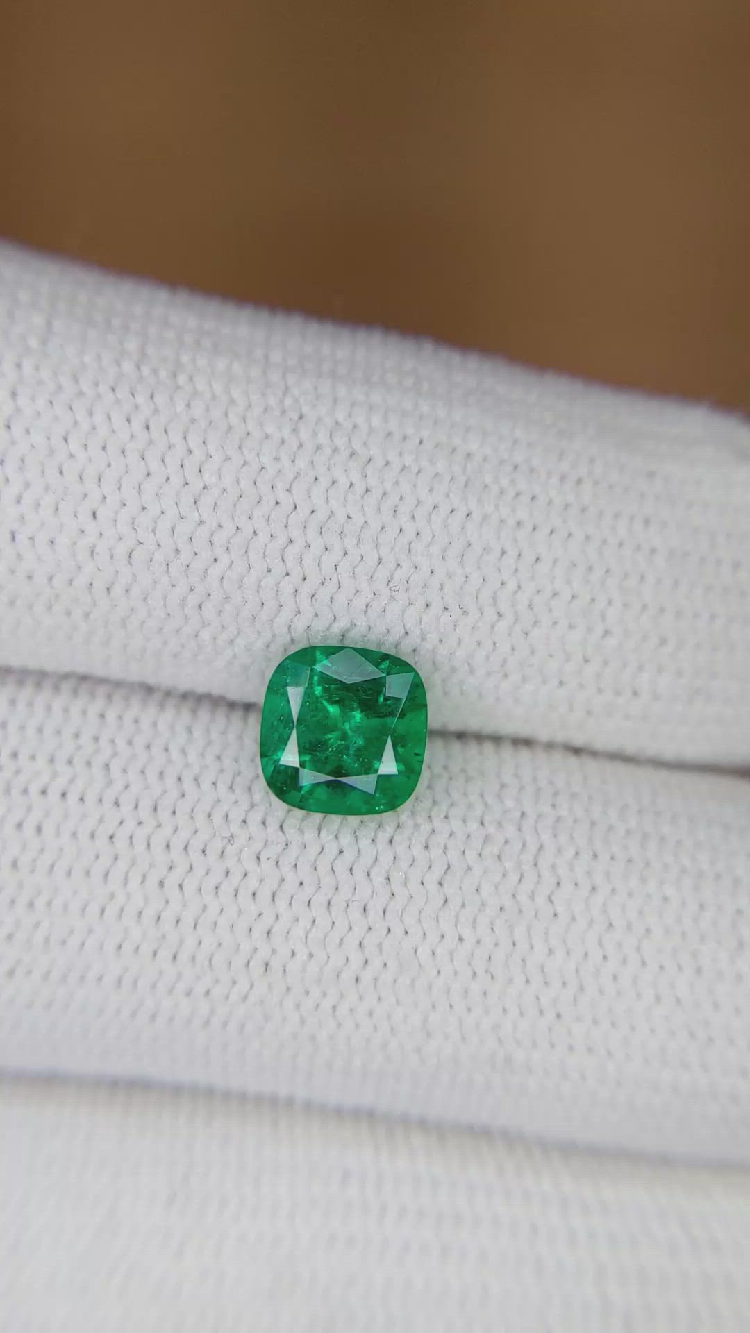 1.12 Ct. Emerald from Colombia Size Video