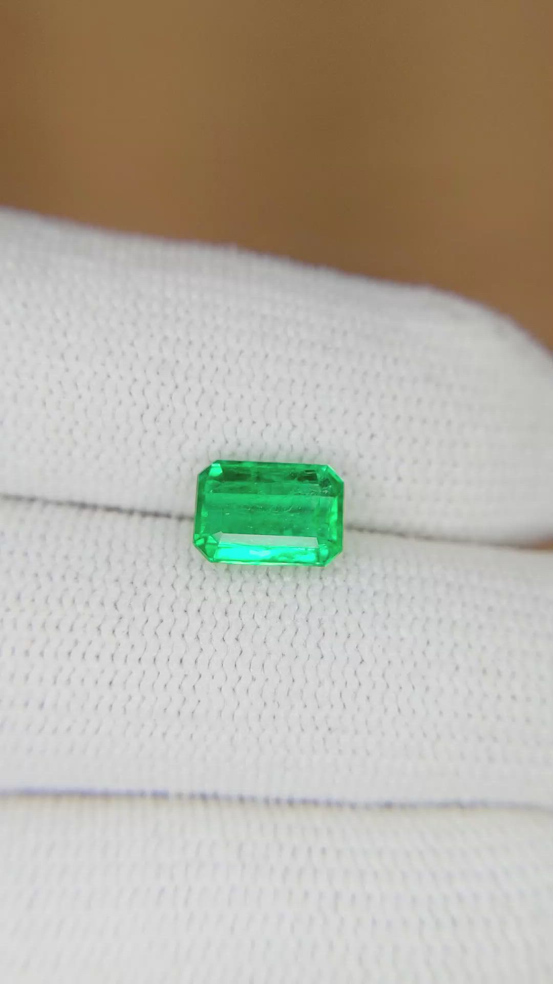 1.57 Ct. Emerald from Colombia Size Video
