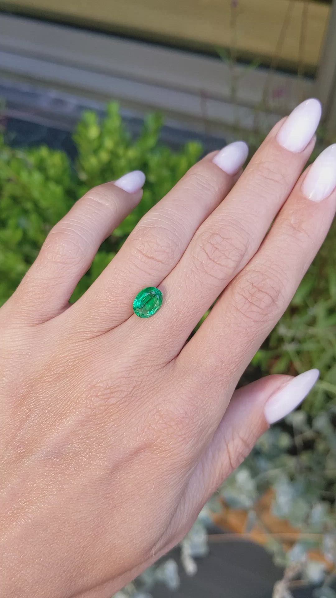 1.72 Ct. Emerald from Zambia Size Video