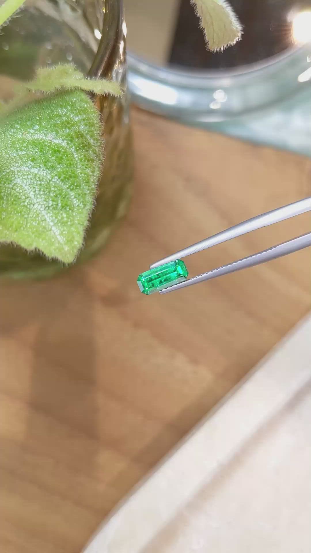0.70 Ct. Emerald from Russia Size Video