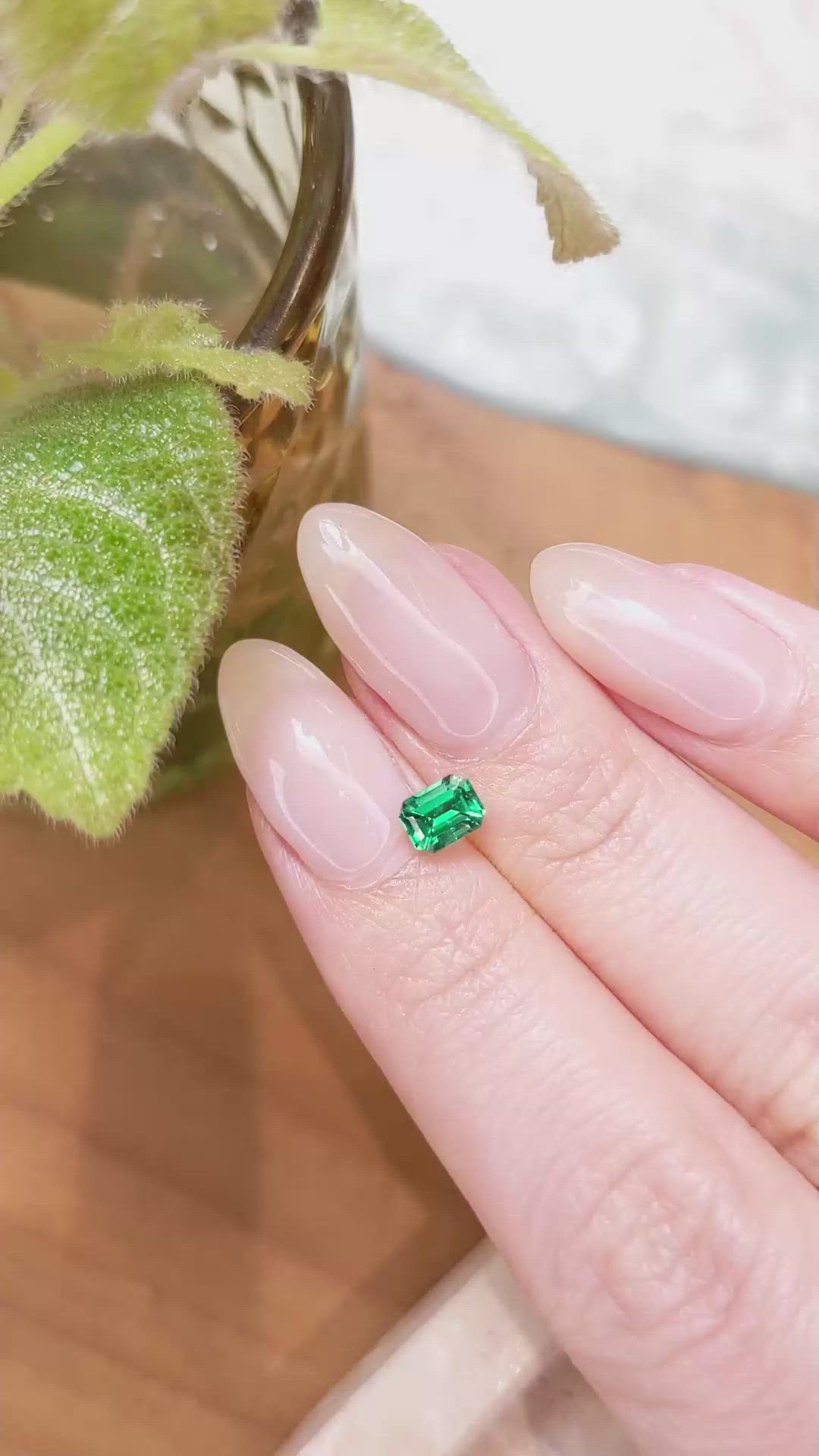0.51 Ct. Emerald from Russia Size Video