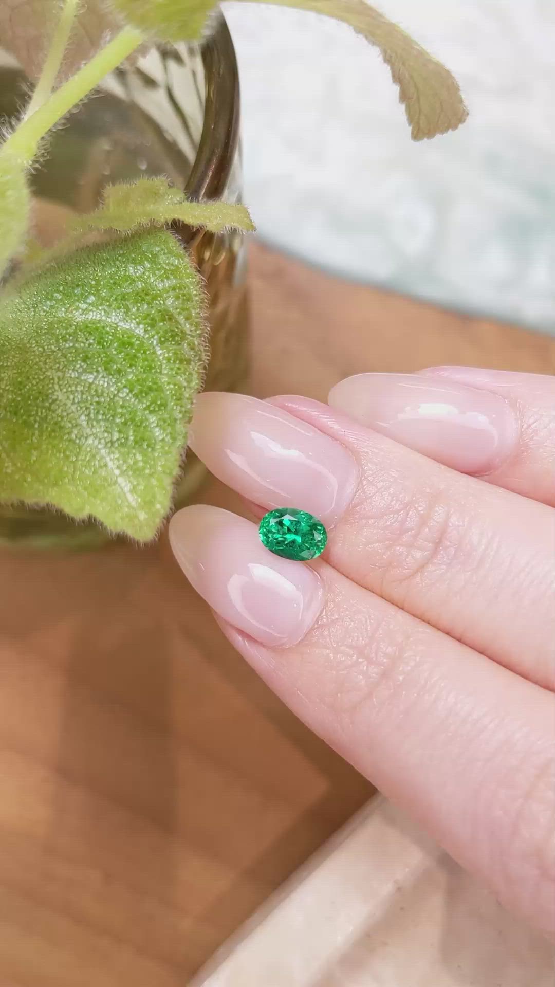 0.81 Ct. Emerald from Russia Size Video