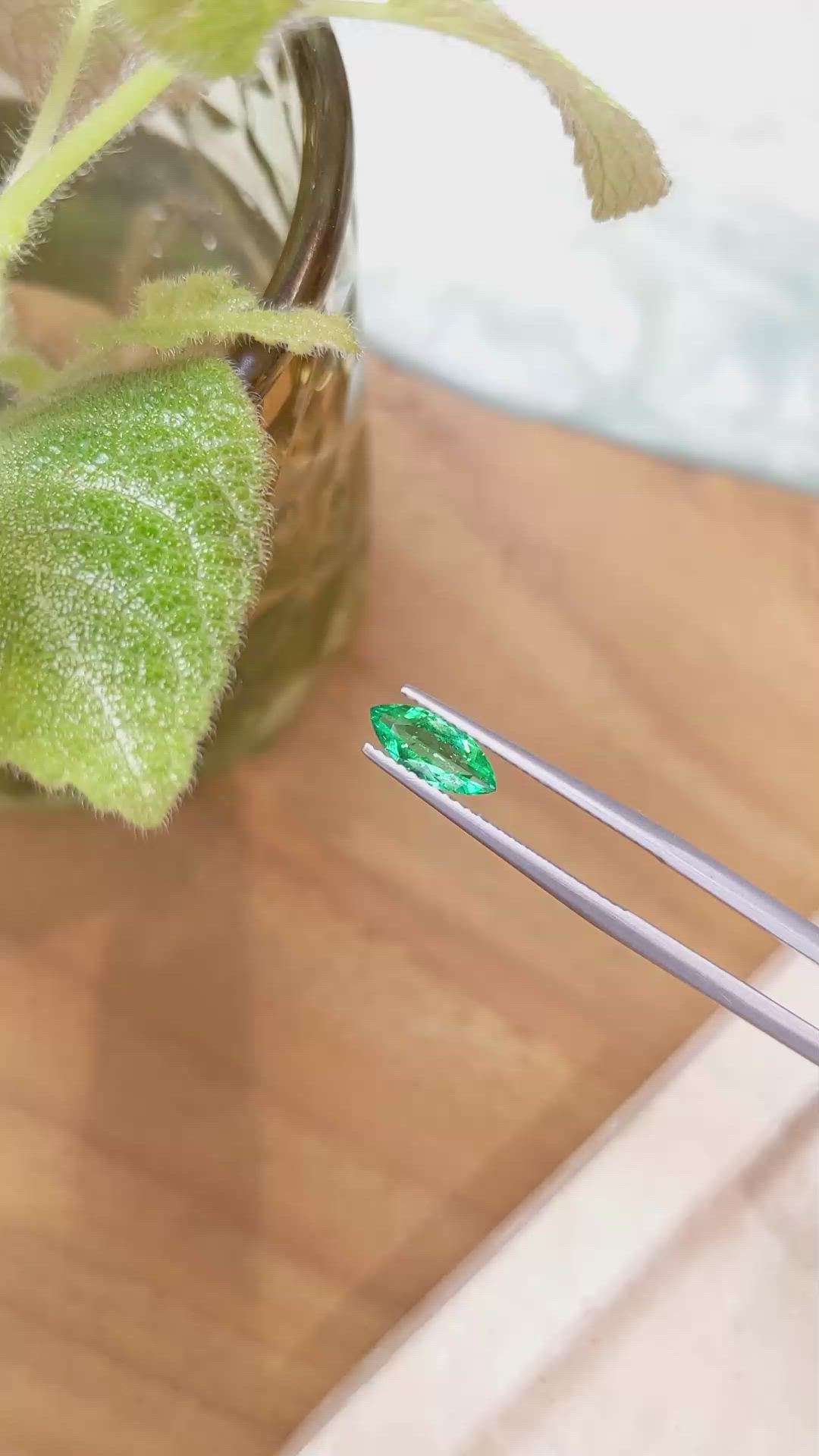 0.66 Ct. Emerald from Russia Size Video