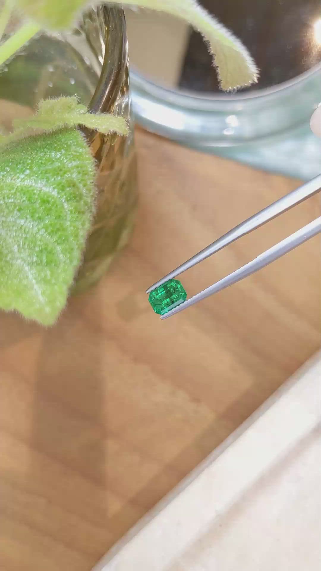 0.93 Ct. Emerald from Russia Size Video
