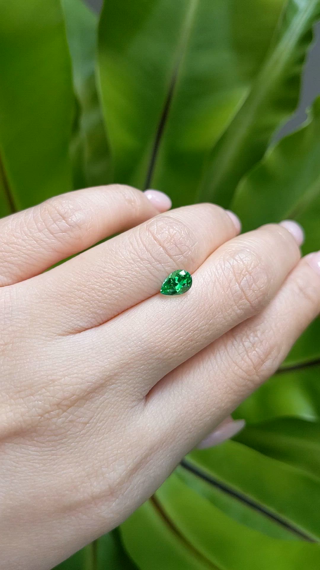 0.74 Ct. Emerald from Russia Size Video