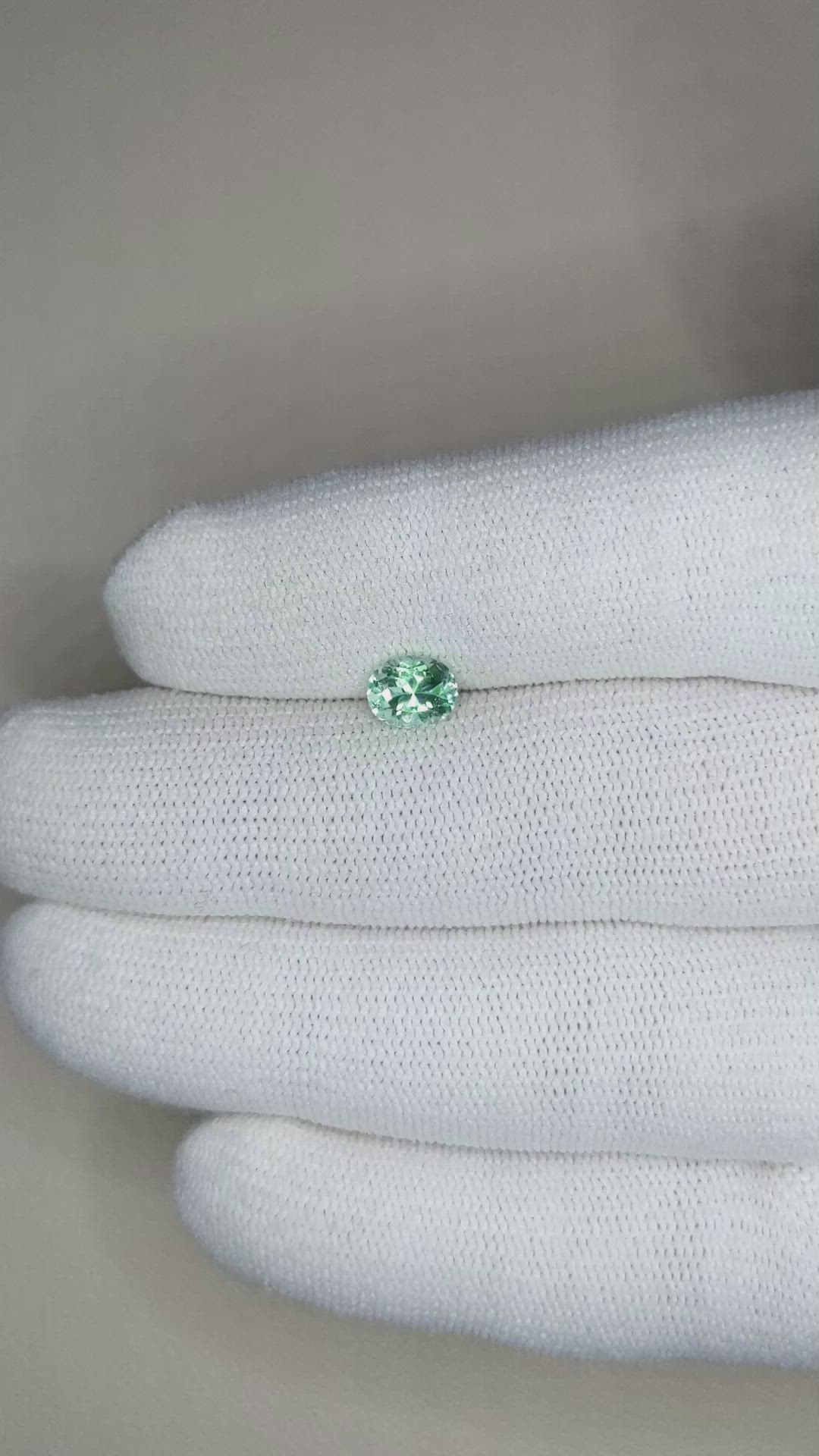 0.66 Ct. Emerald from Russia Size Video