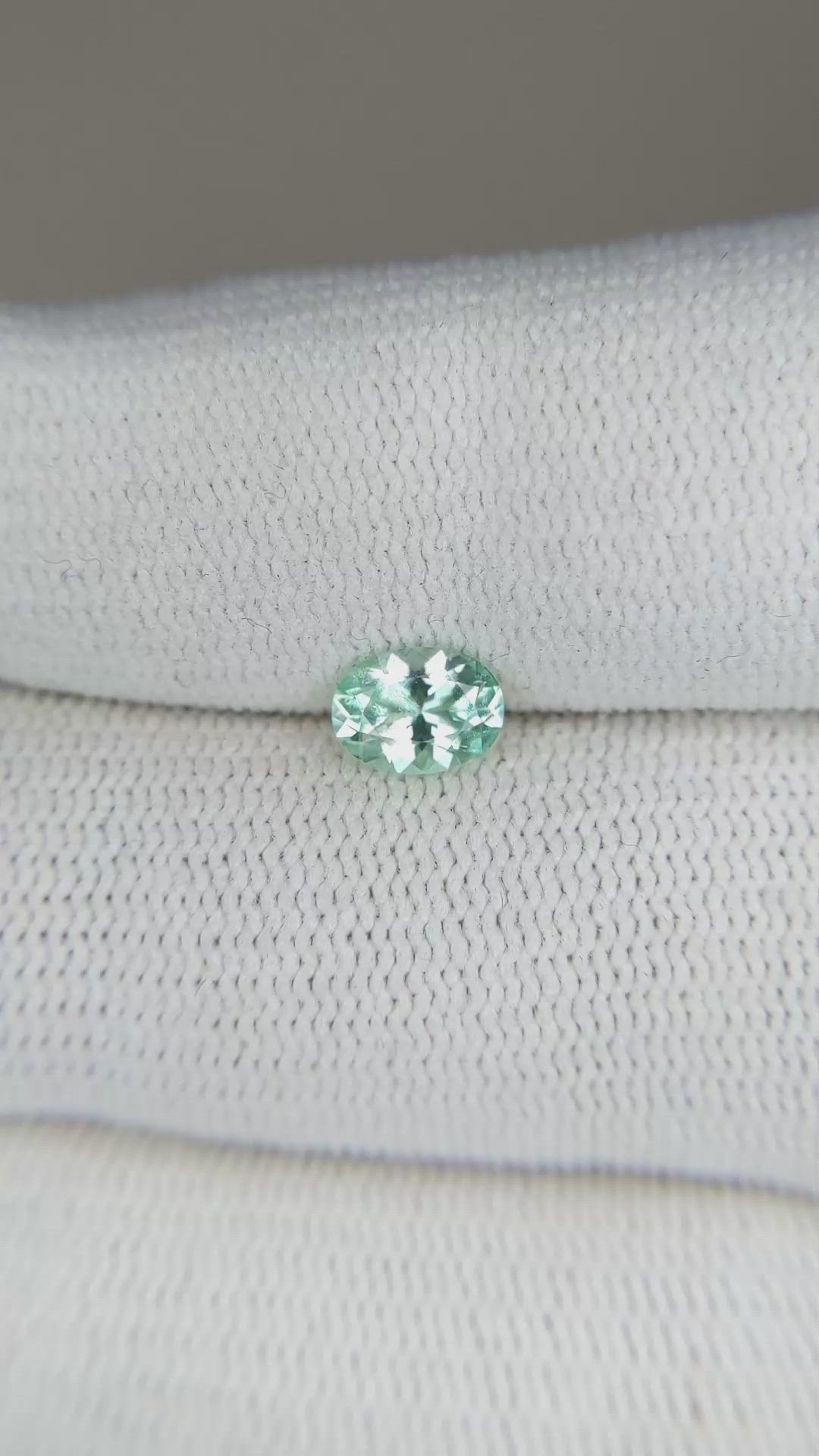 0.52 Ct. Emerald from Russia Size Video