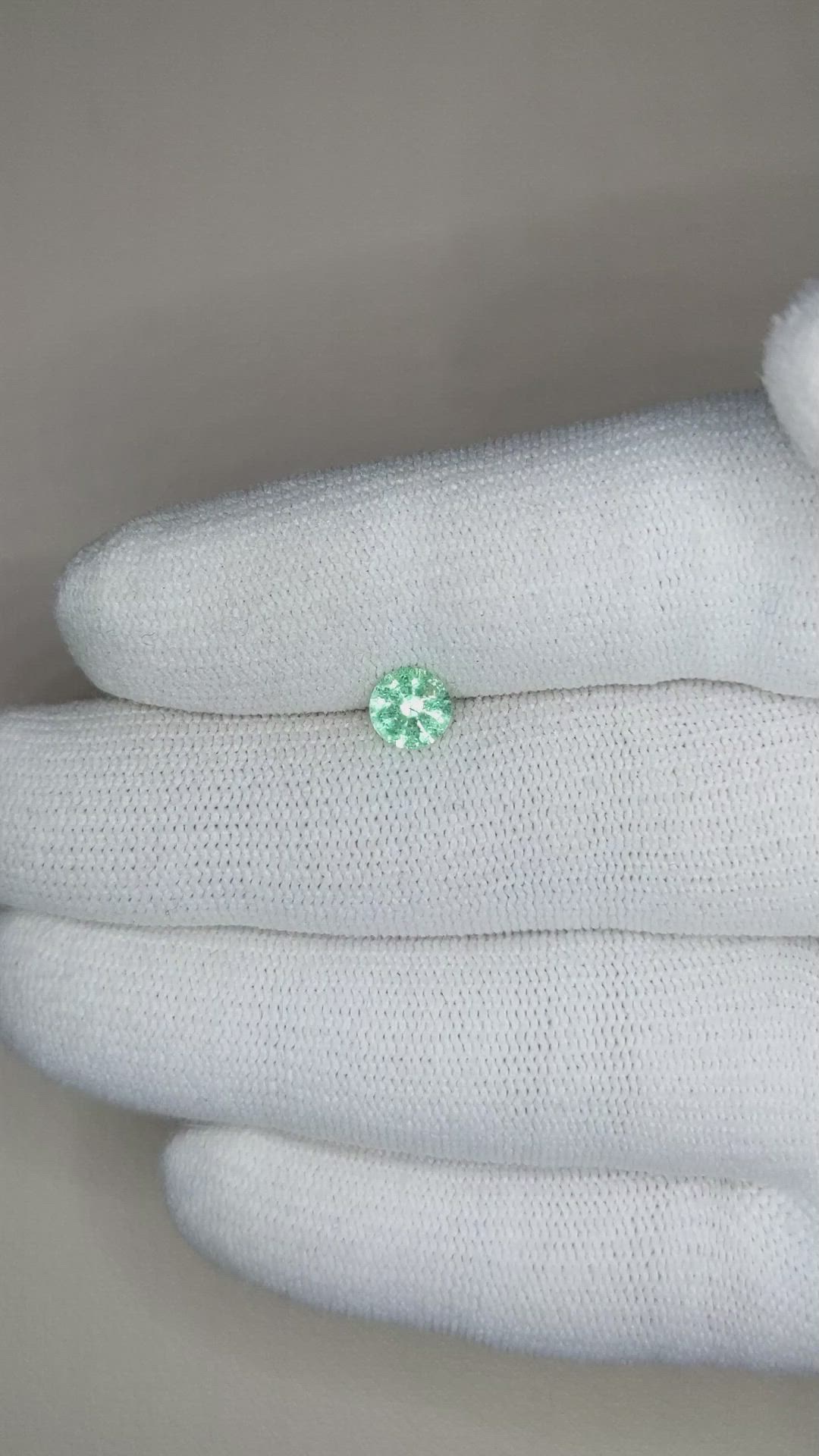 0.59 Ct. Emerald from Russia Size Video