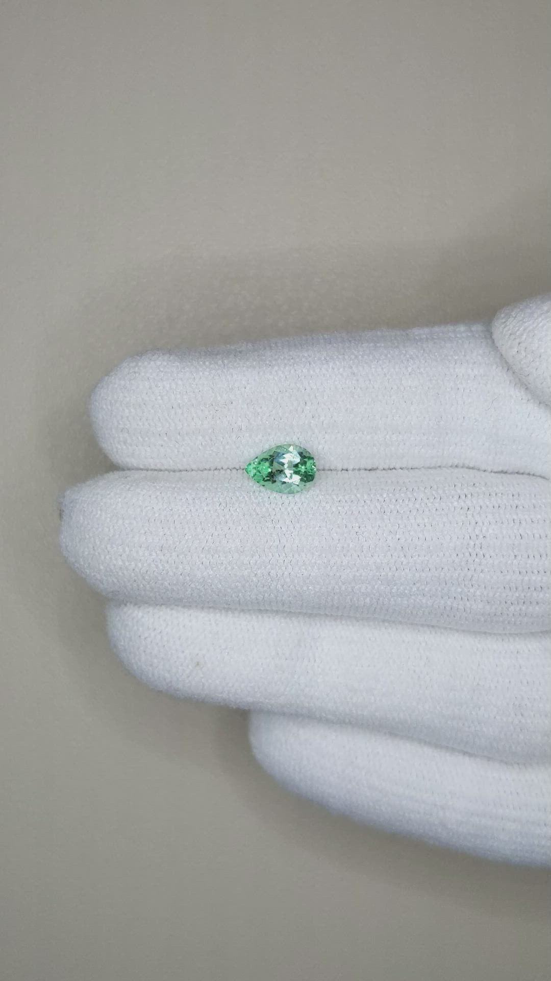 0.65 Ct. Emerald from Russia Size Video