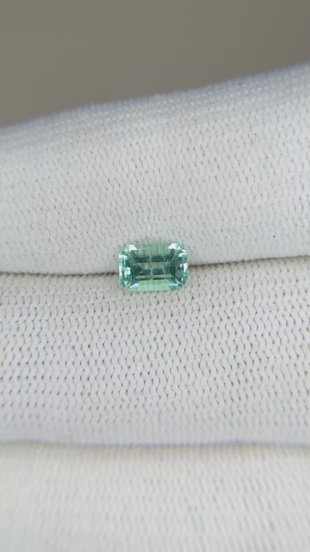 0.69 Ct. Emerald from Russia Size Video