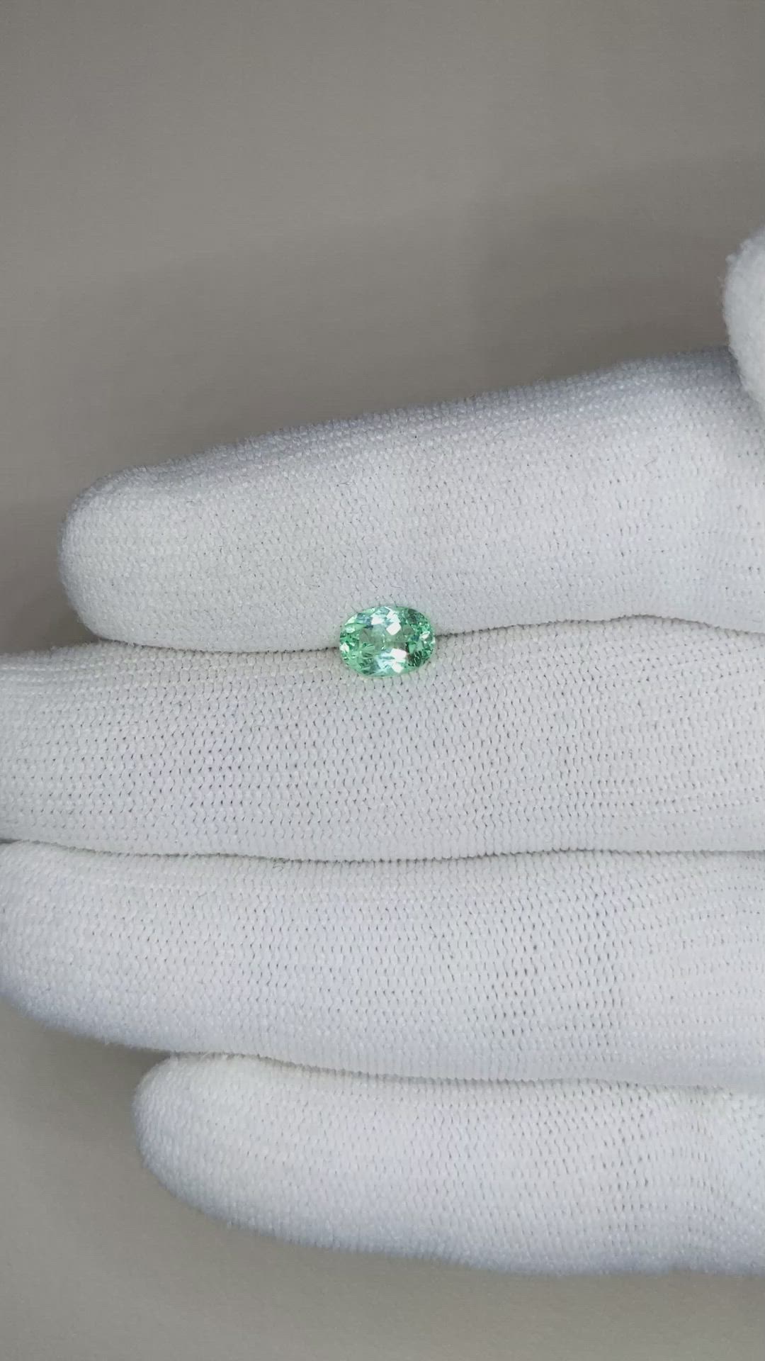 0.69 Ct. Emerald from Russia Size Video