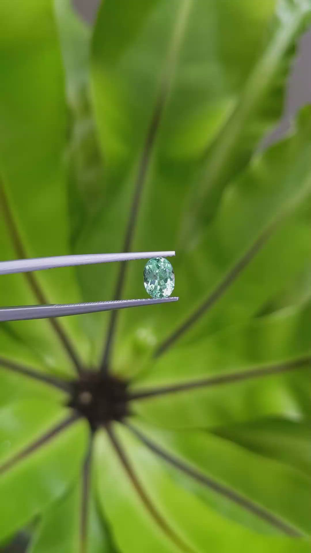 0.69 Ct. Emerald from Russia Size Video