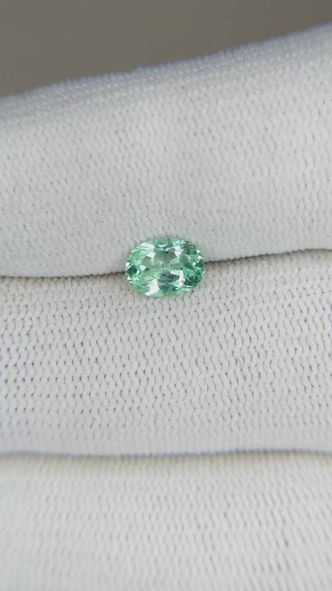 0.69 Ct. Emerald from Russia Size Video