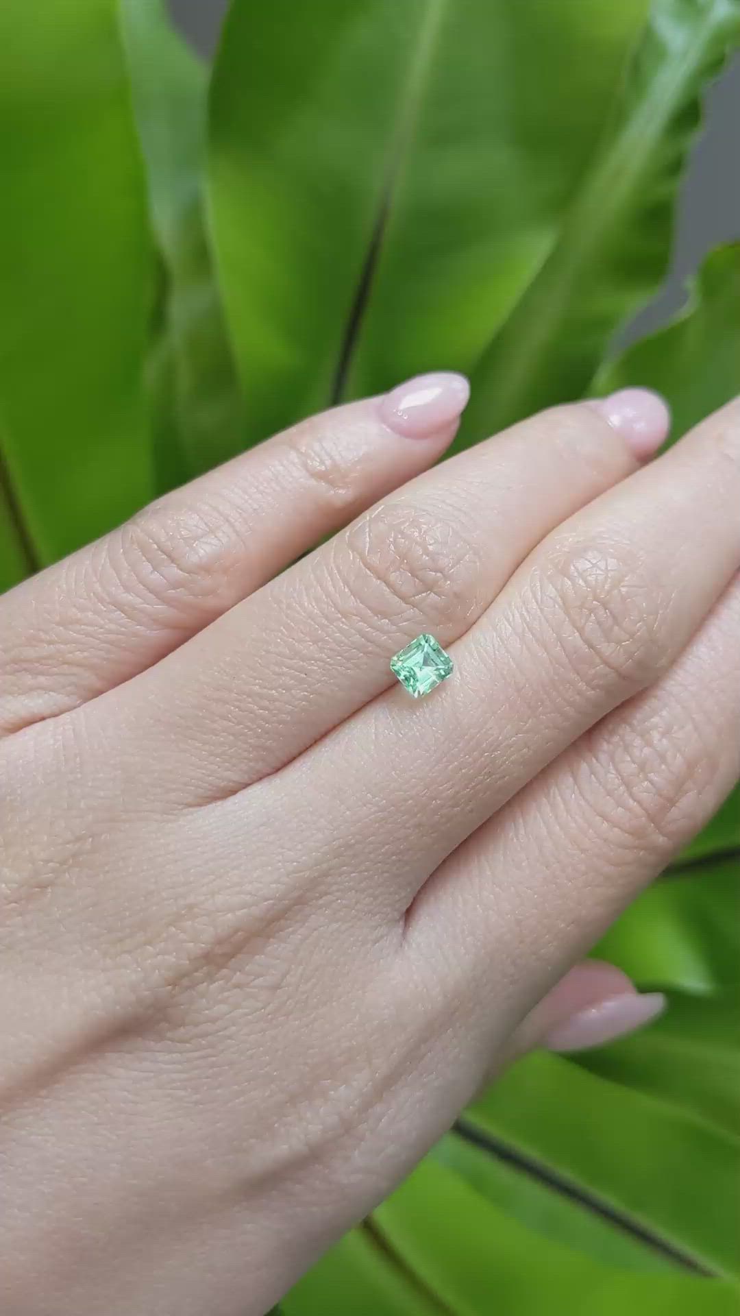 0.56 Ct. Emerald from Russia Size Video
