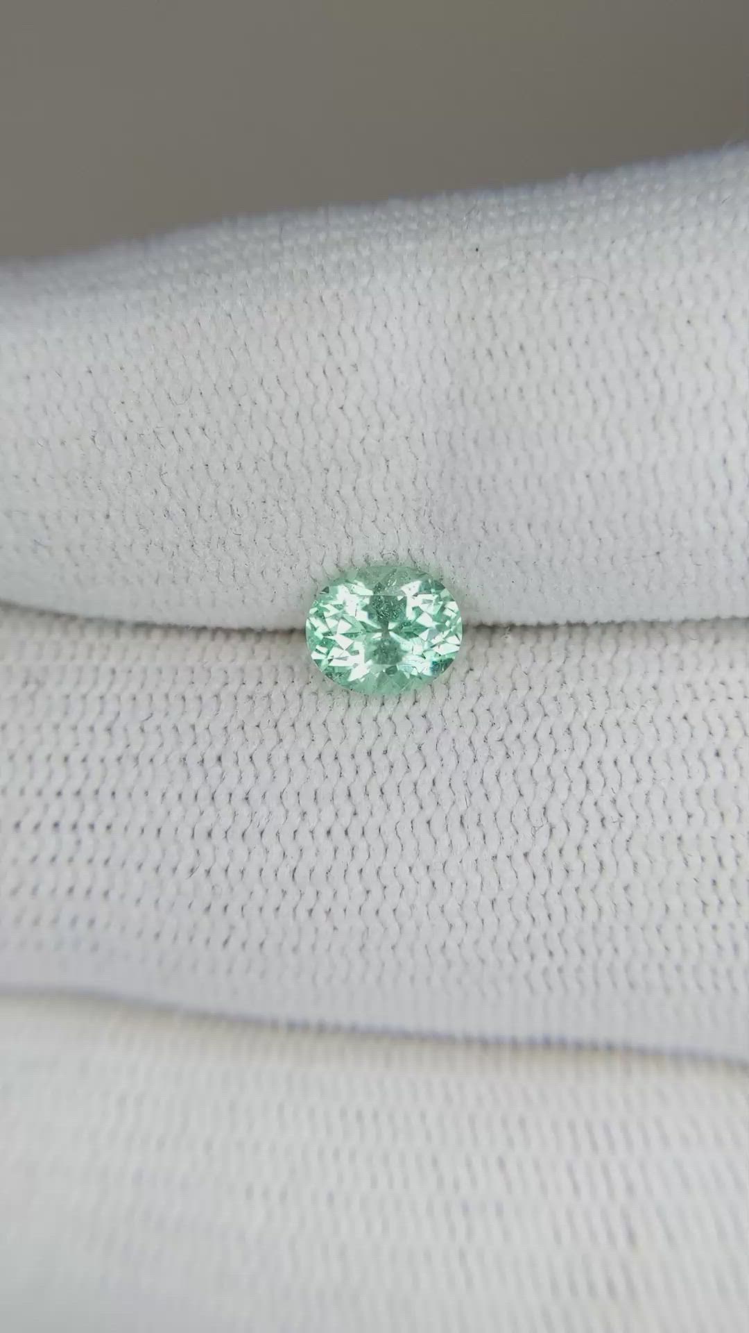 0.66 Ct. Emerald from Russia Size Video