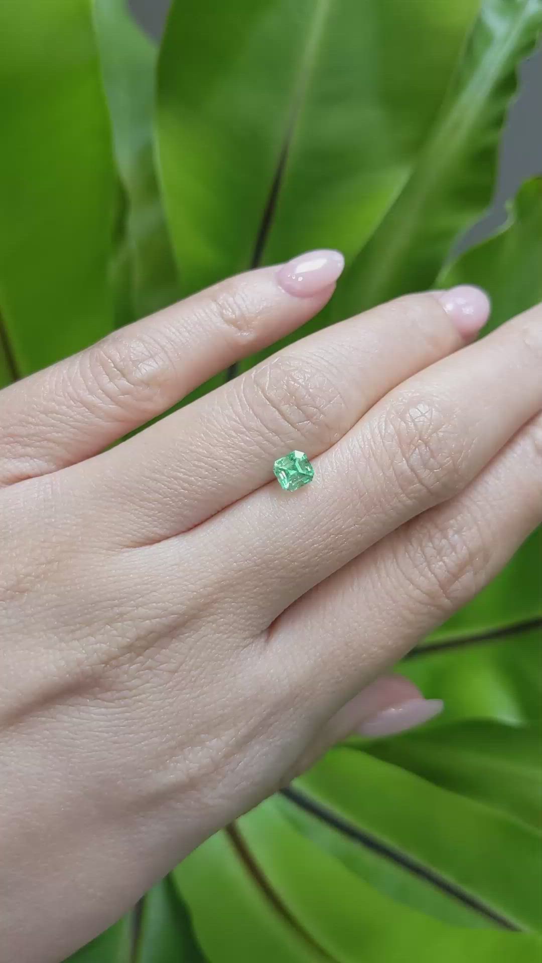0.54 Ct. Emerald from Russia Size Video