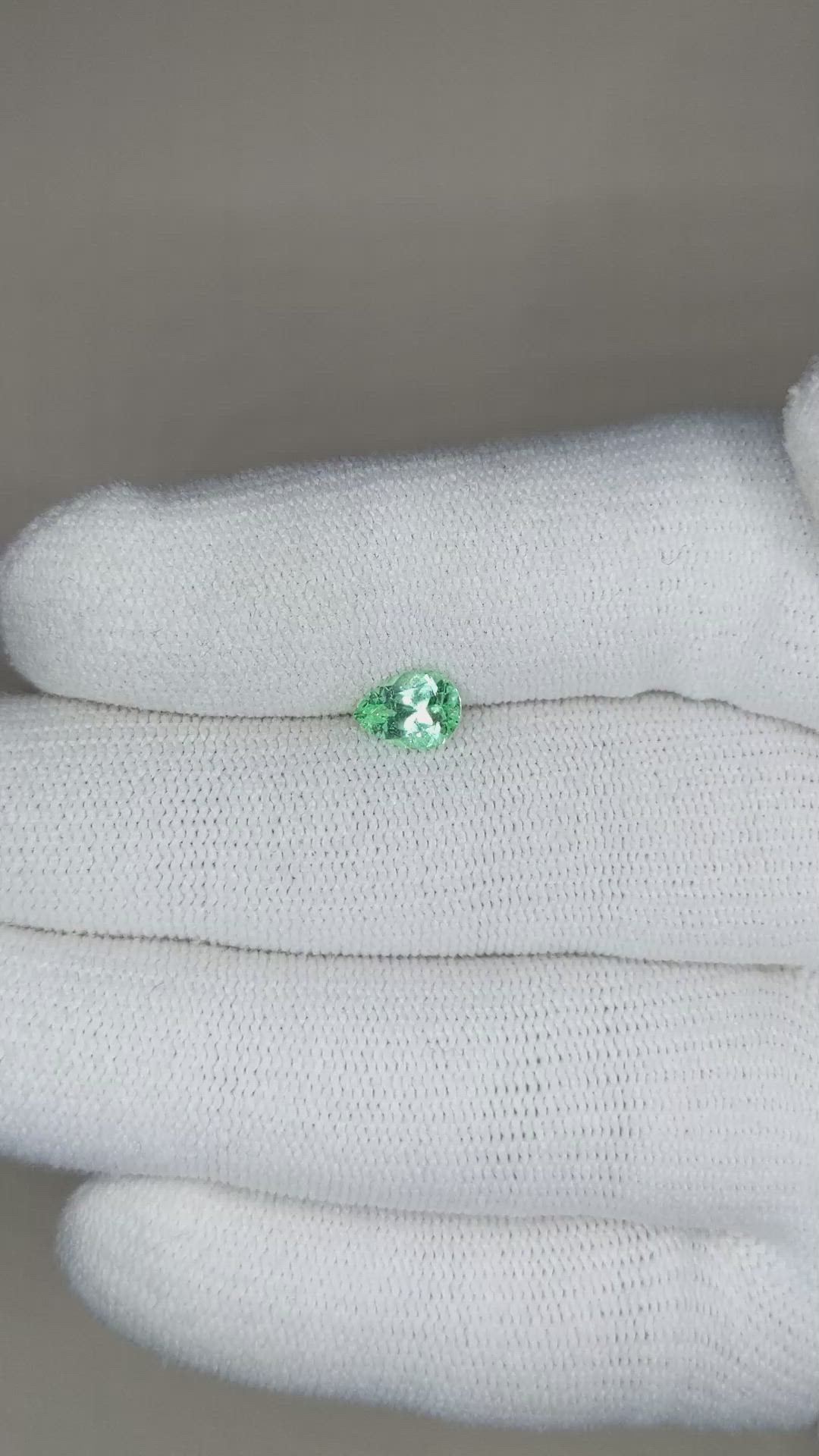 0.71 Ct. Emerald from Russia Size Video