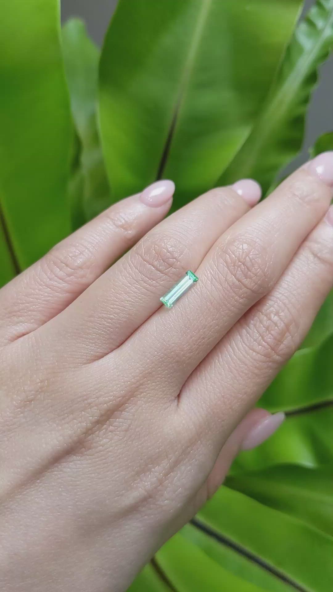 0.59 Ct. Emerald from Russia Size Video
