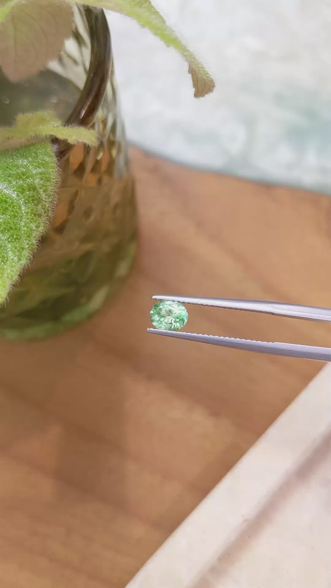 0.67 Ct. Emerald from Russia Size Video