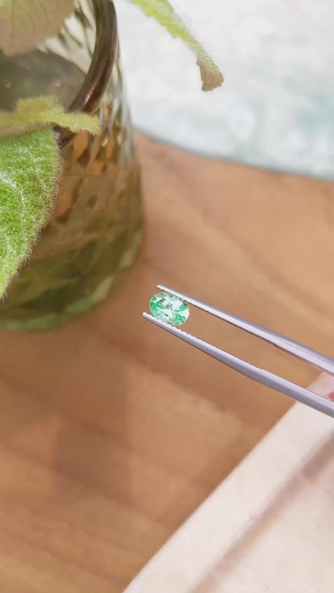 0.60 Ct. Emerald from Russia Size Video