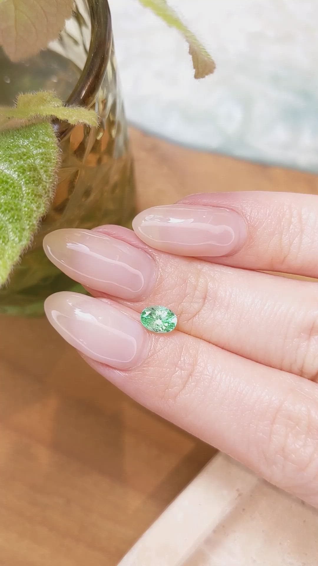 0.60 Ct. Emerald from Russia Size Video