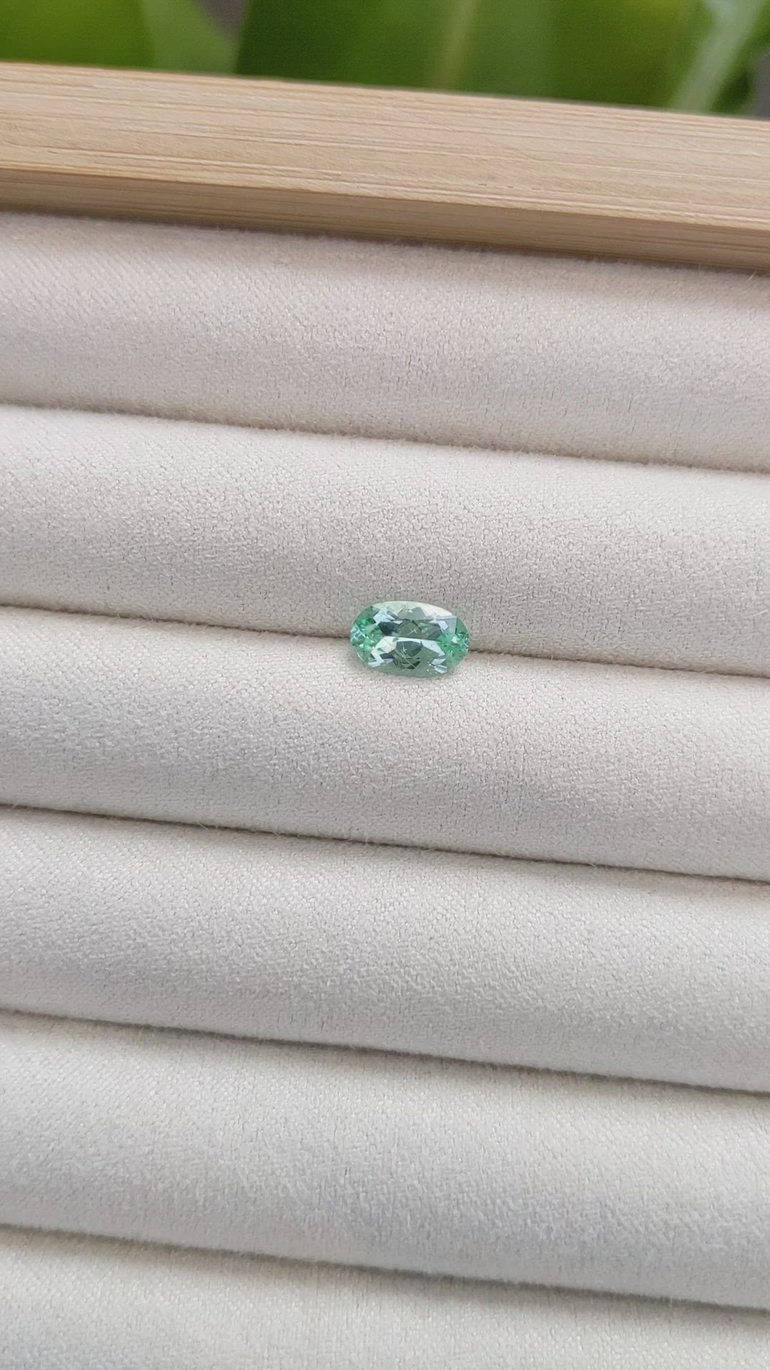 1.04 Ct. Emerald from Russia Size Video