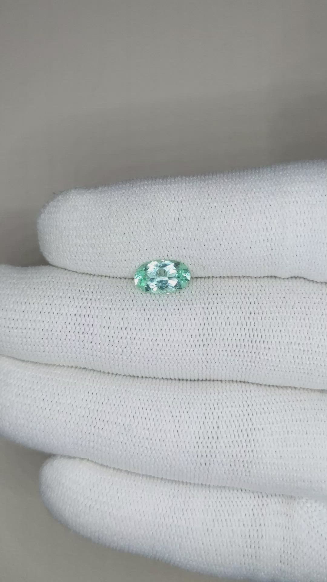 1.04 Ct. Emerald from Russia Size Video