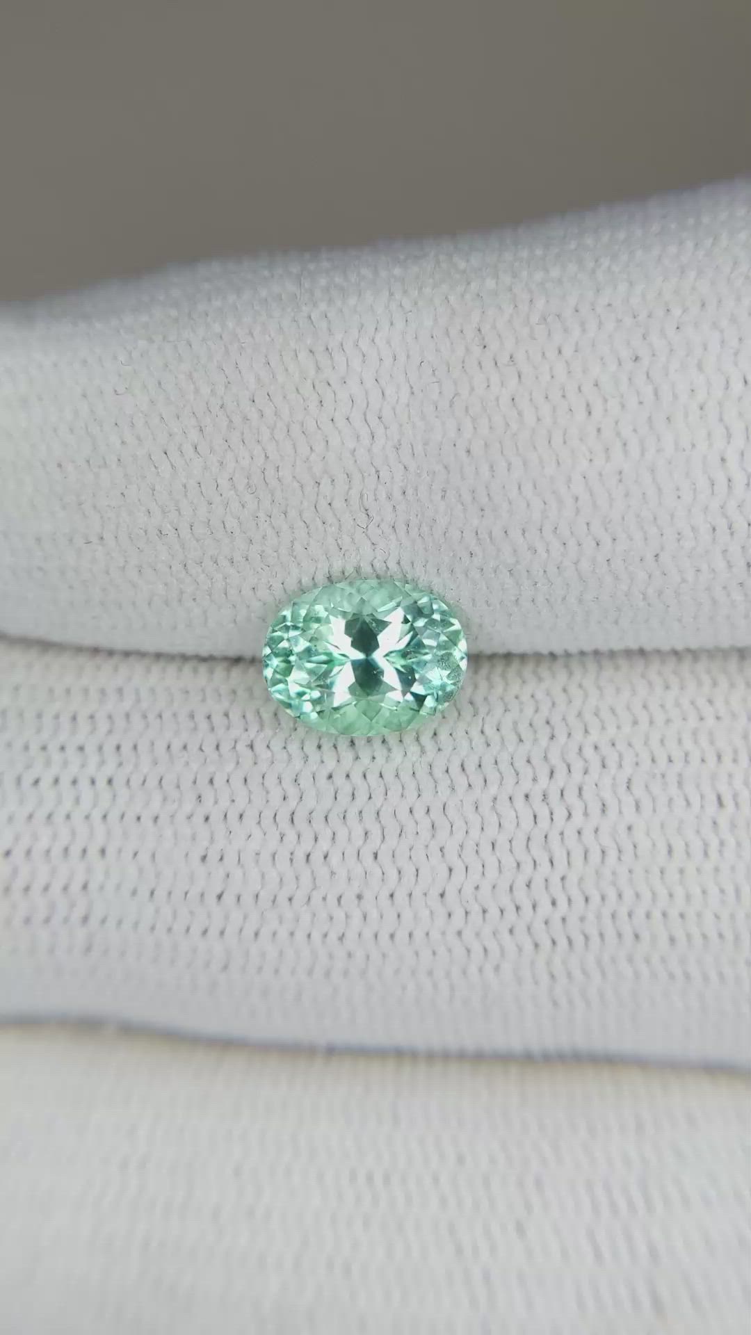 1.38 Ct. Emerald from Russia Size Video