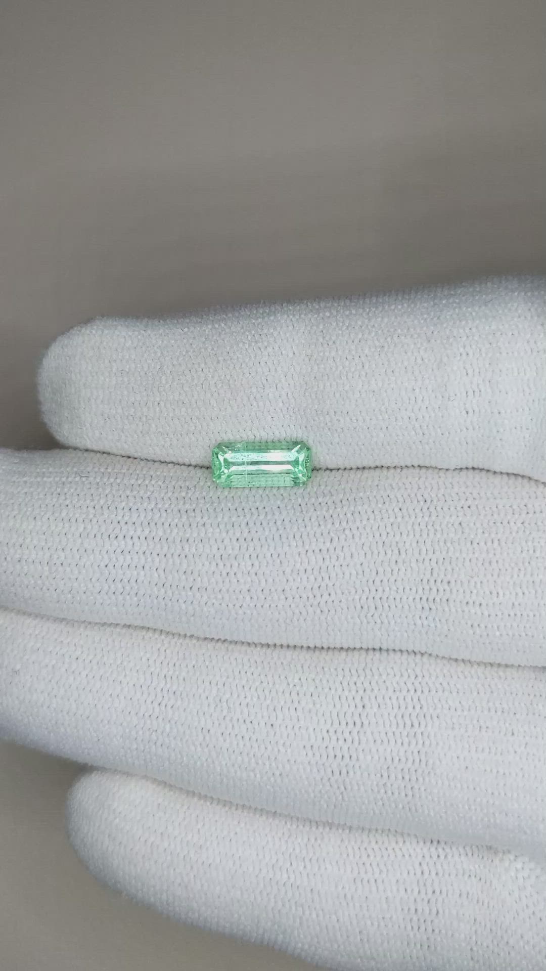 1.09 Ct. Emerald from Russia Size Video