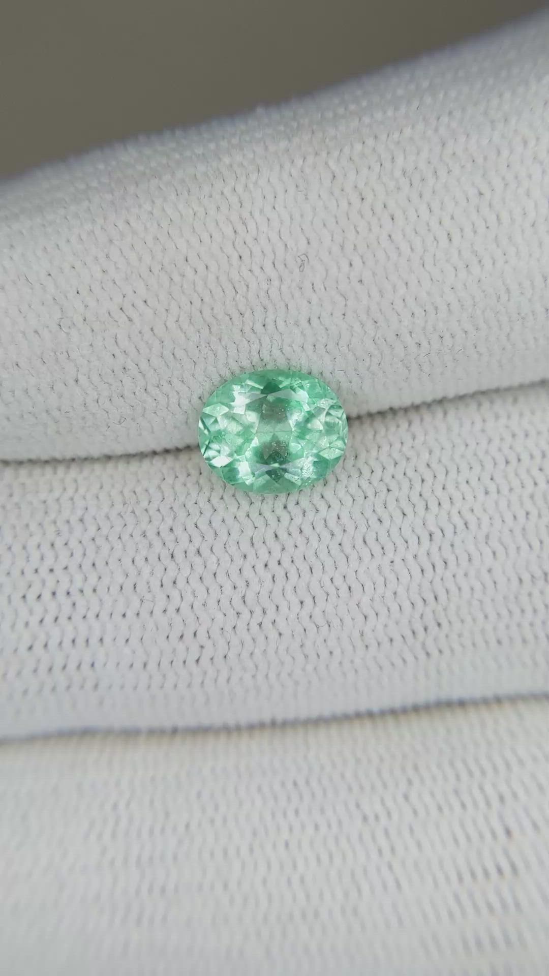 1.34 Ct. Emerald from Russia Size Video