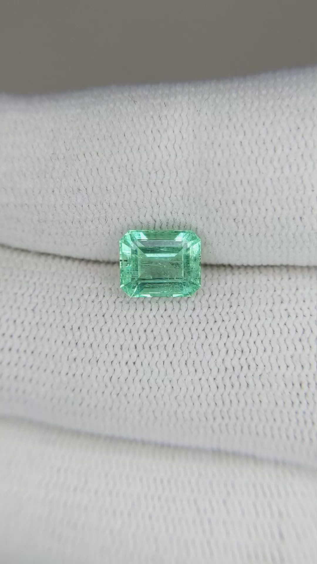 1.58 Ct. Emerald from Russia Size Video