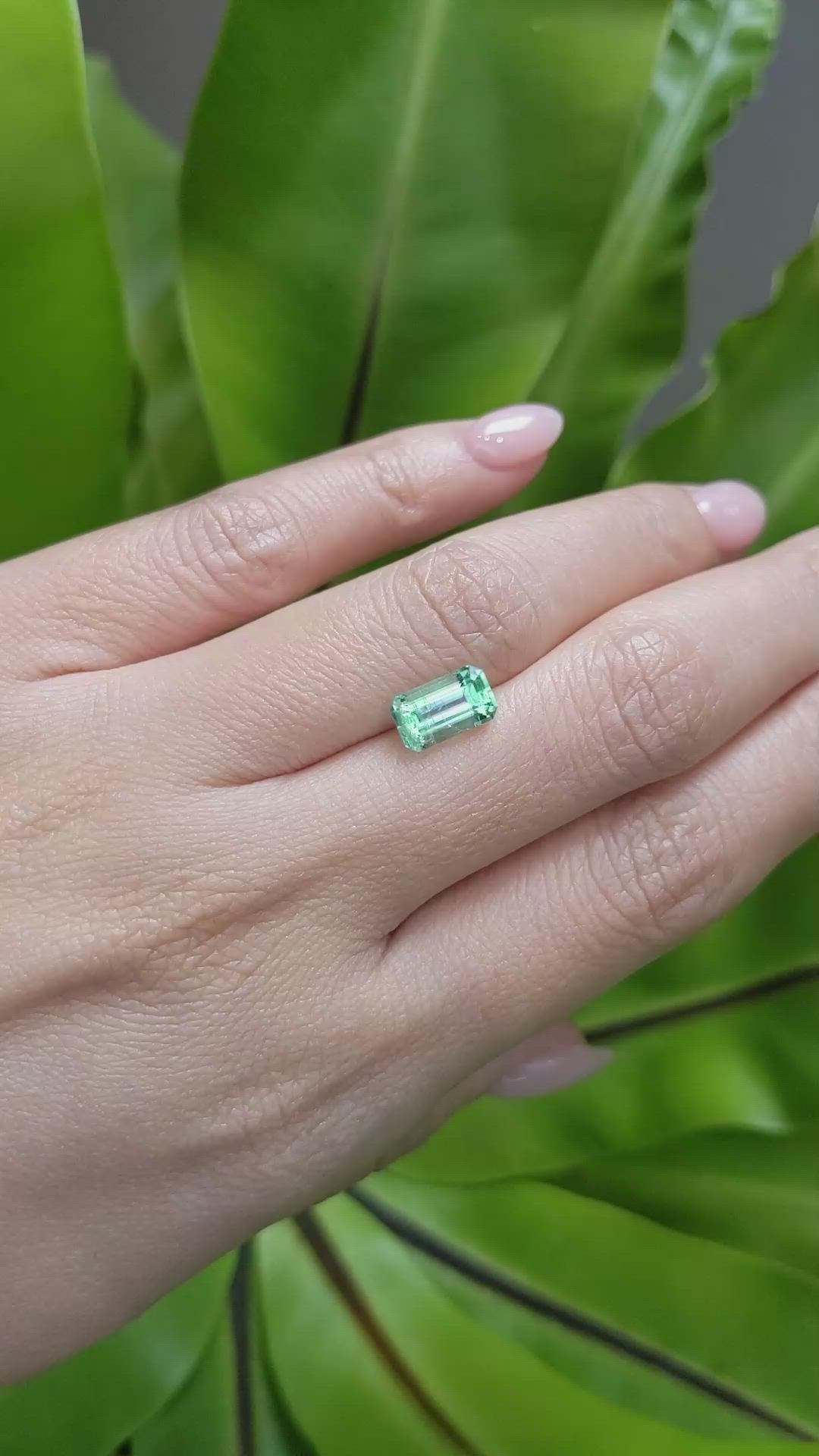 1.69 Ct. Emerald from Russia Size Video