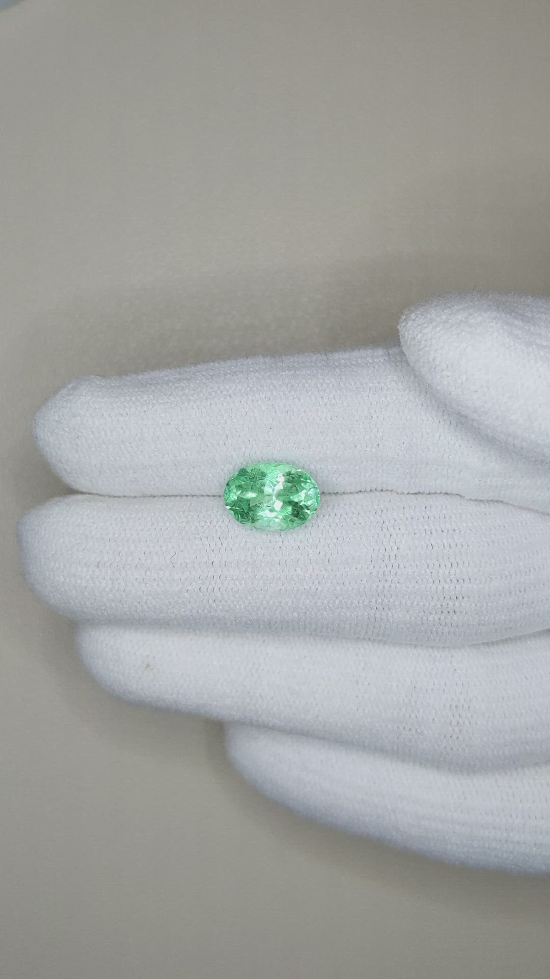 2.13 Ct. Emerald from Russia Size Video