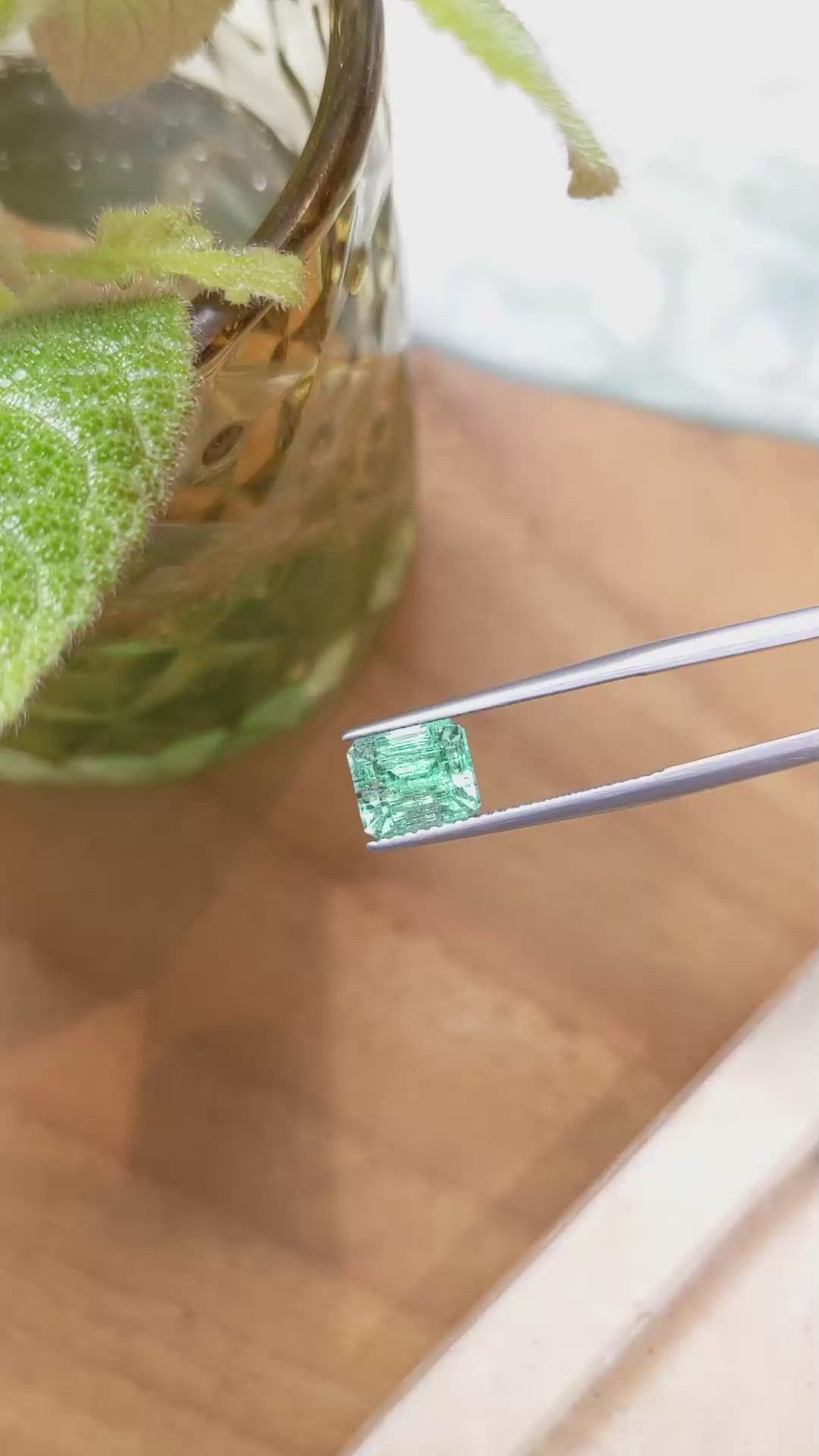 2.14 Ct. Emerald from Russia Size Video