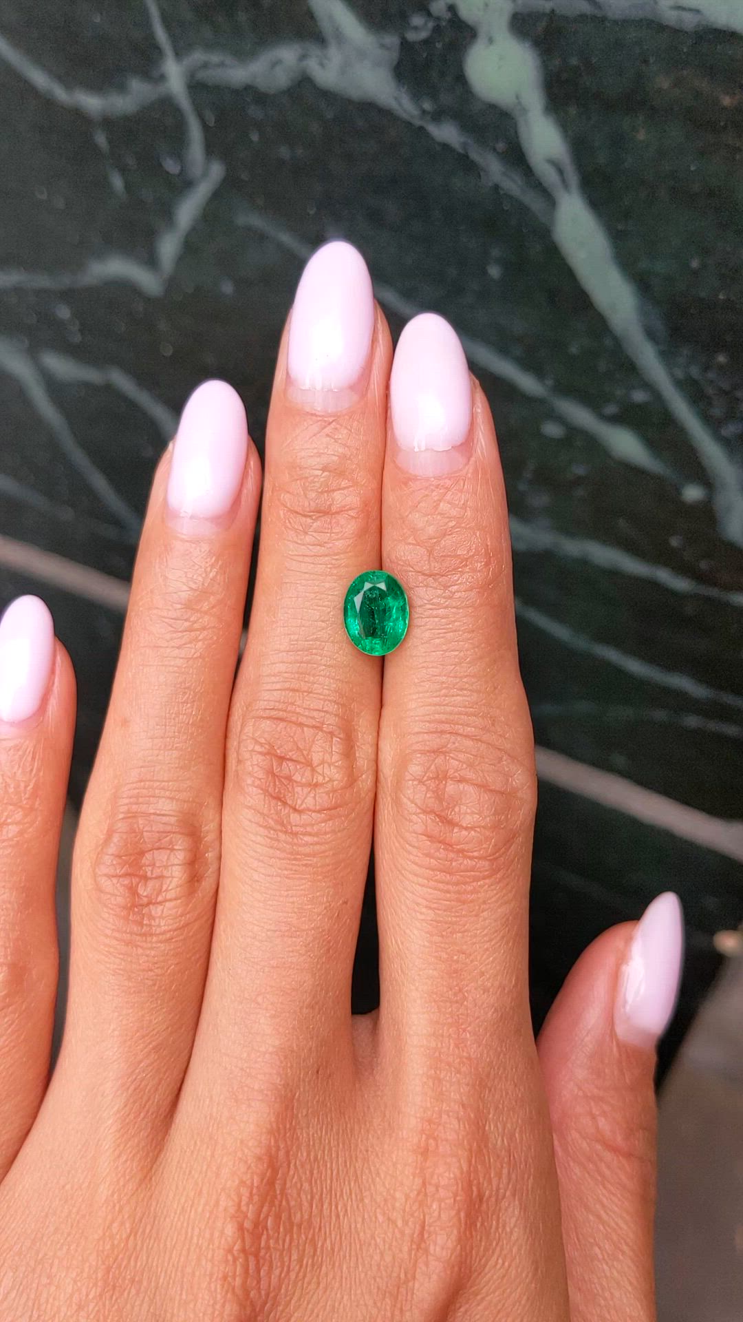 1.82 Ct. Emerald from Zambia Size Video