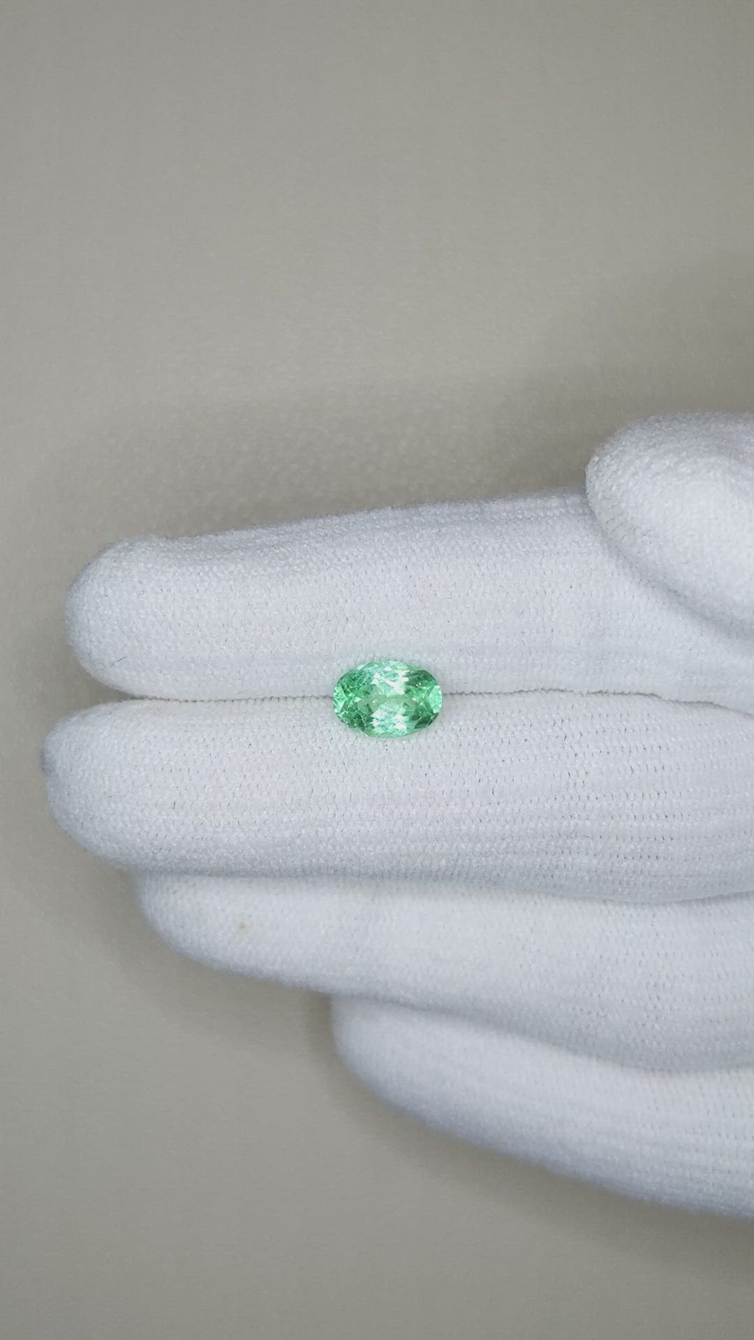1.20 Ct. Emerald from Russia Size Video