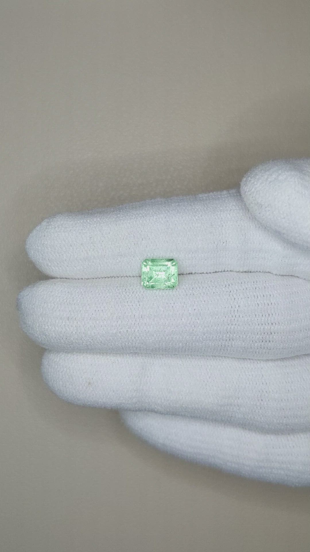 1.13 Ct. Emerald from Russia Size Video