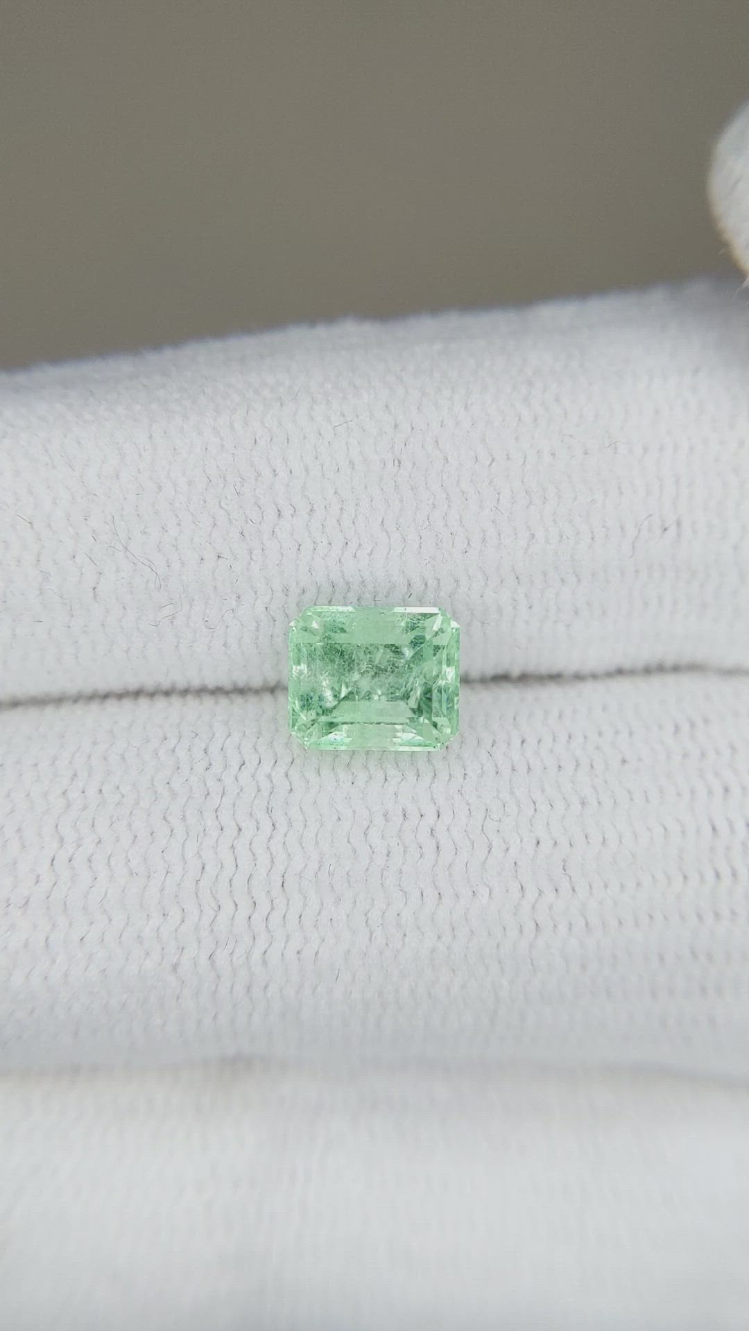 1.13 Ct. Emerald from Russia Size Video